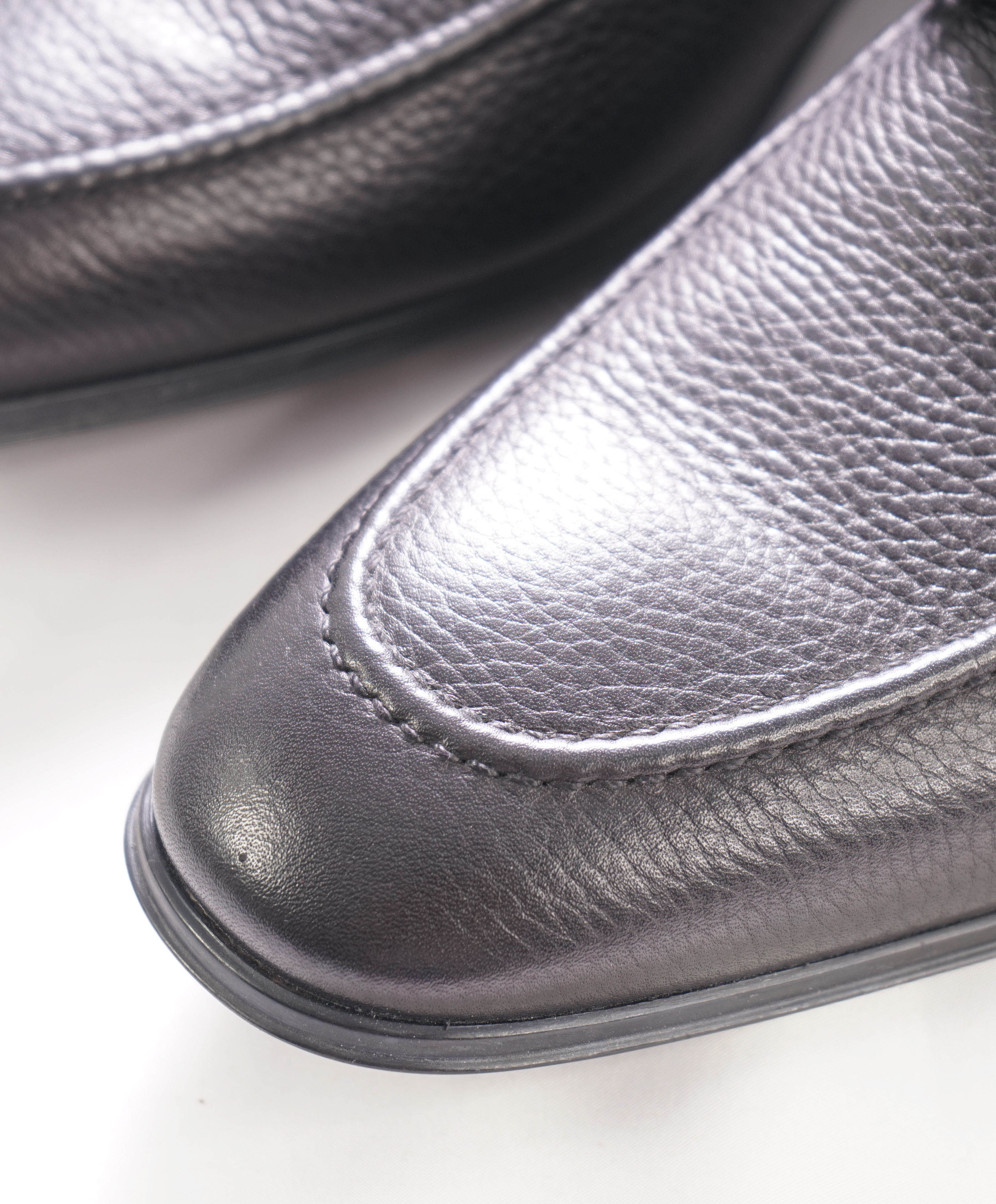 $850 SALVATORE FERRAGAMO - Leather Bit Gancini Brown Slip-On Loafer - 11.5