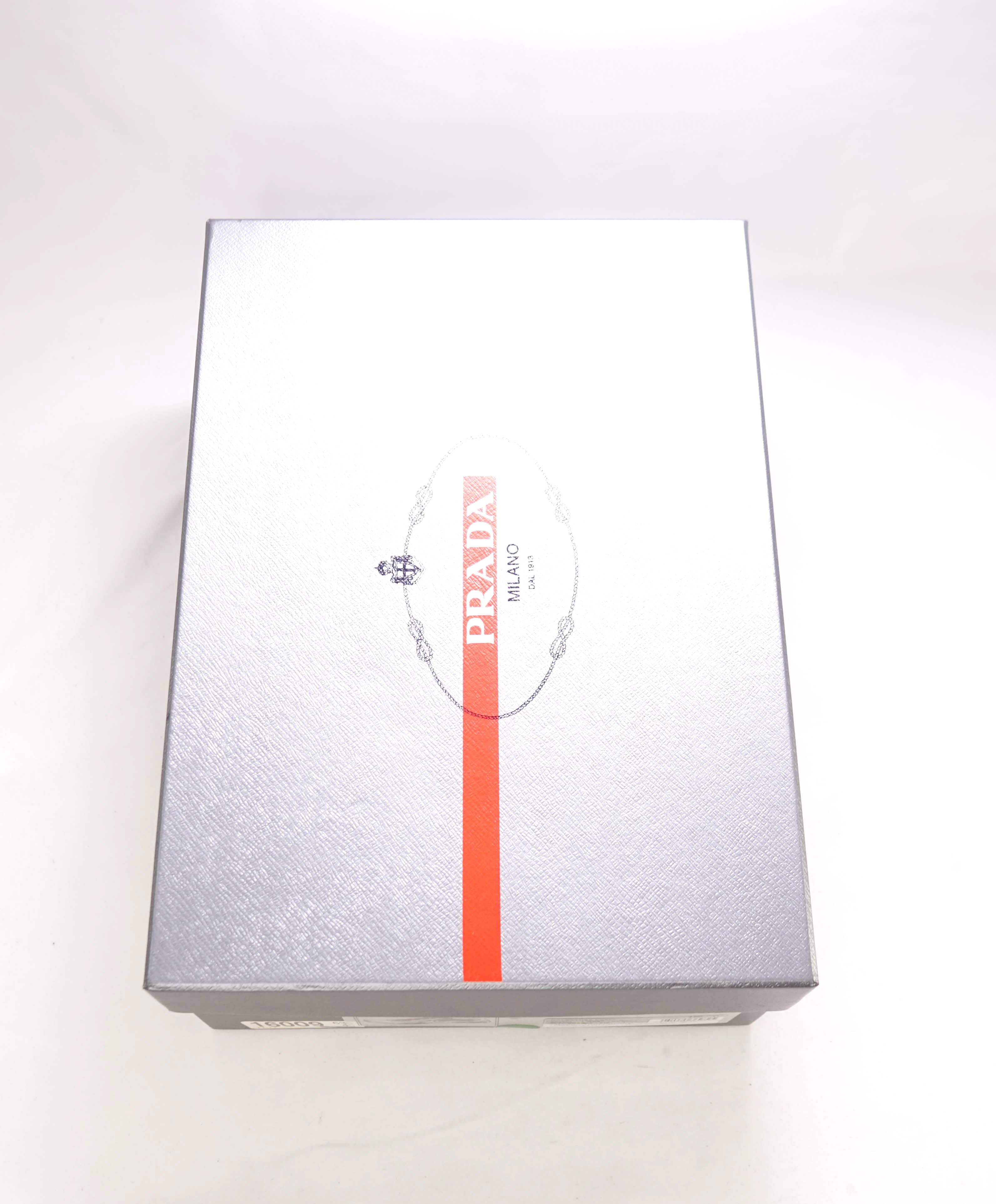 $895 PRADA - "PUNTA ALA" *LINEA ROSSA* Black/Red Sneaker - 12 US (11 Prada)