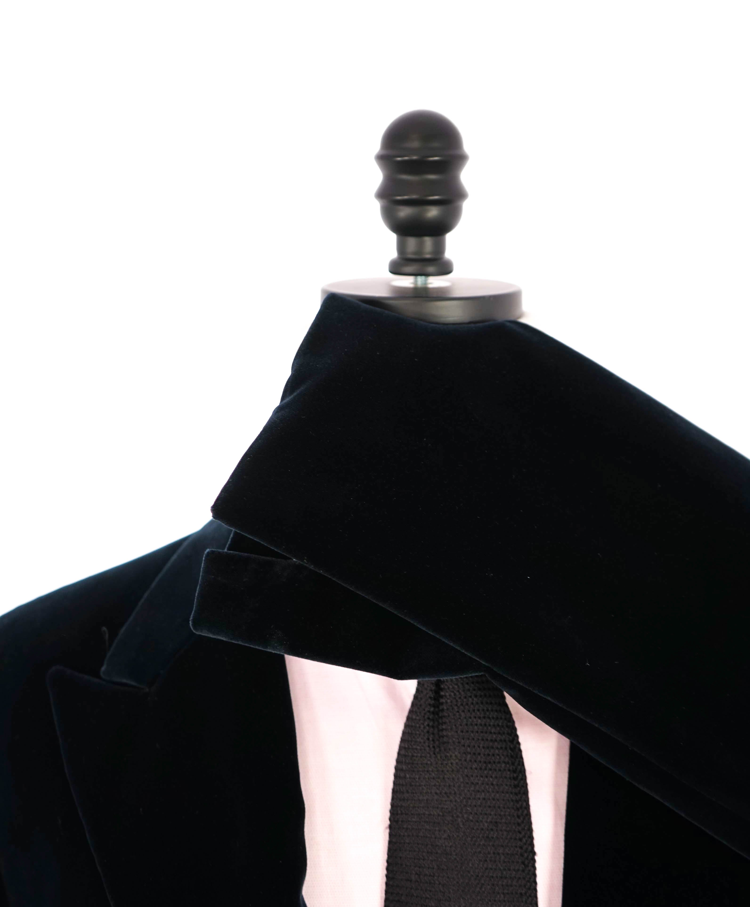 CANALI - Velvet Navy Dinner/Smoking Jacket - 44L