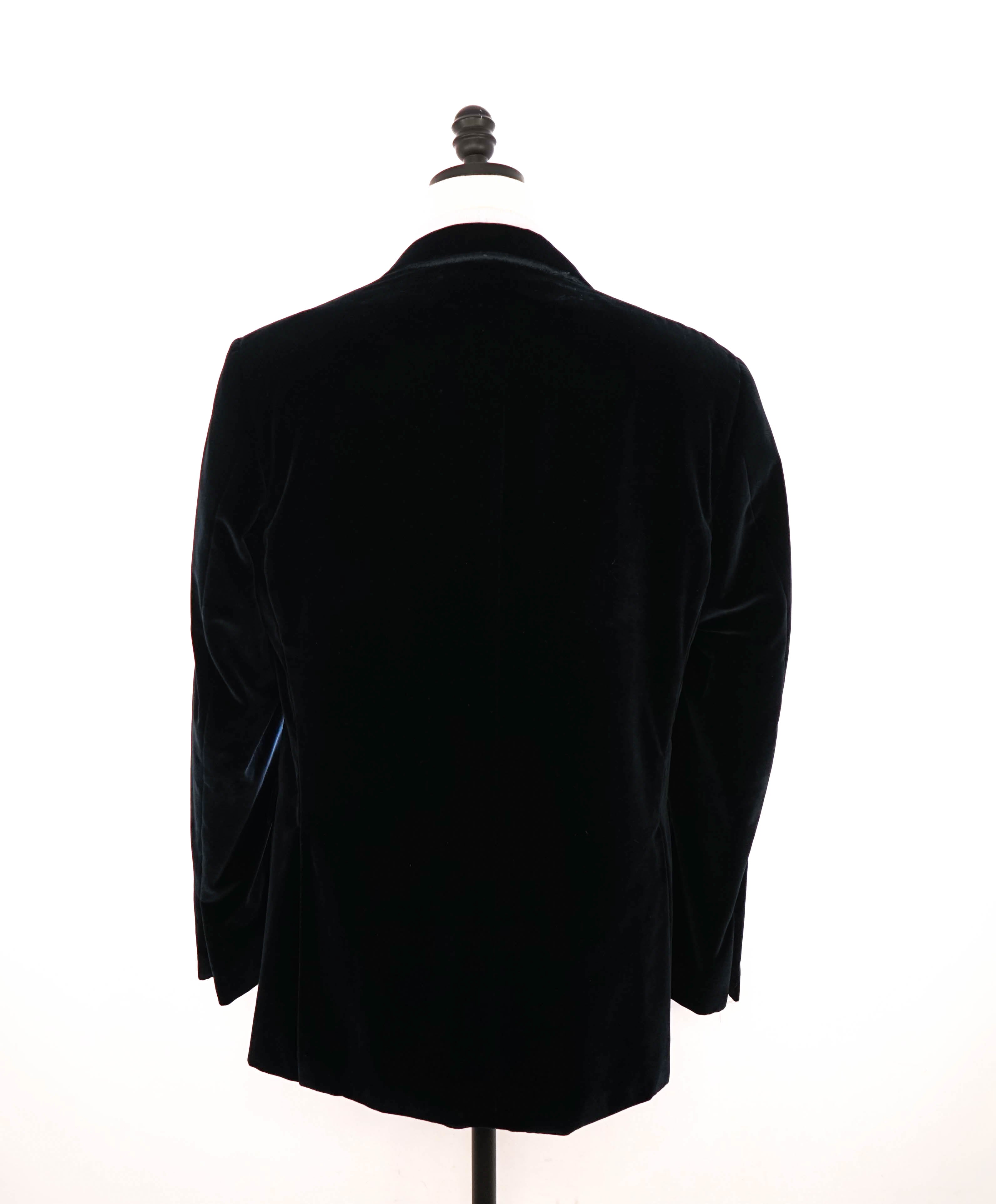 CANALI - Velvet Navy Dinner/Smoking Jacket - 44L
