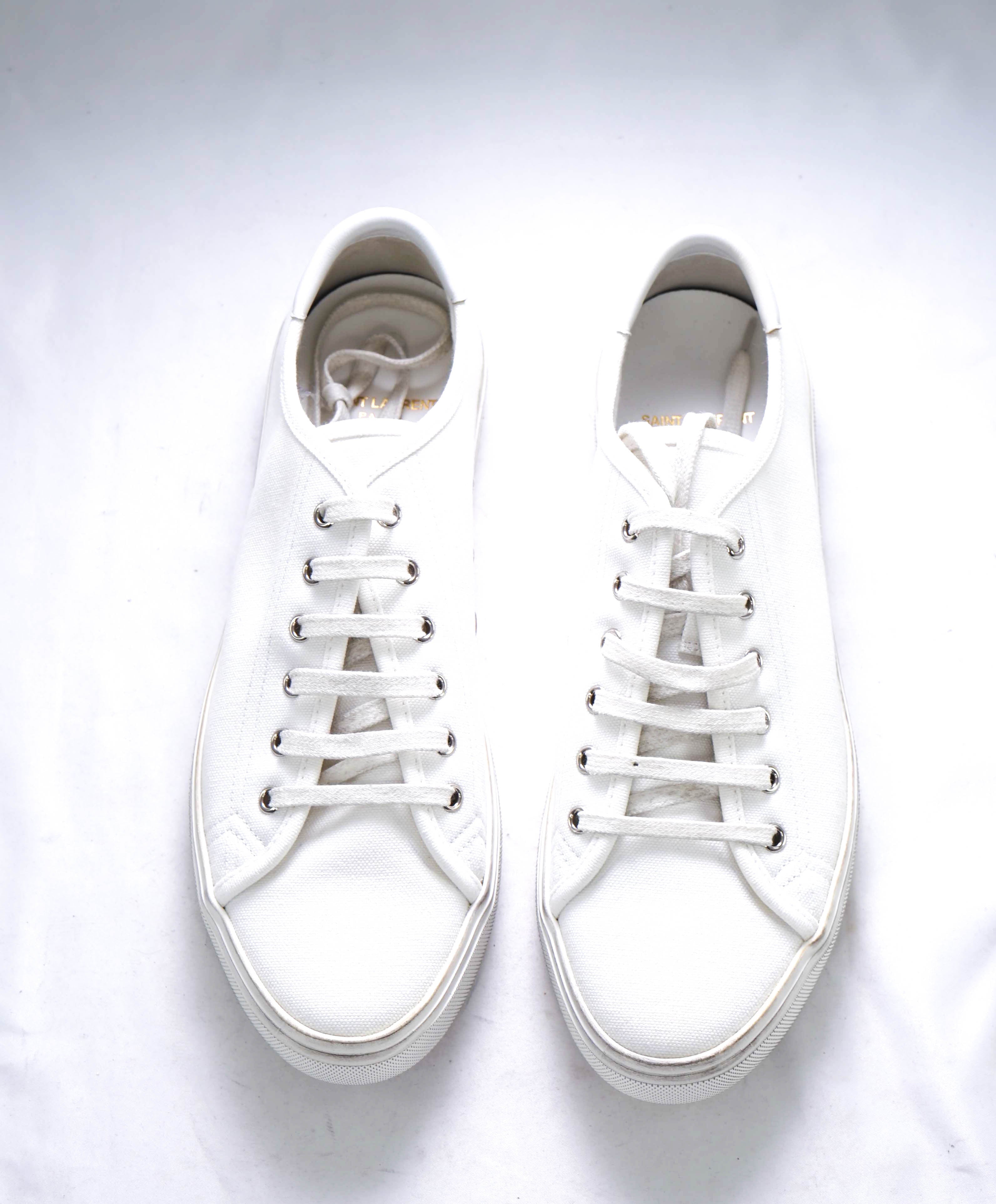 $750 SAINT LAURENT - *MALIBU* Sneakers White - 9 (42EU)