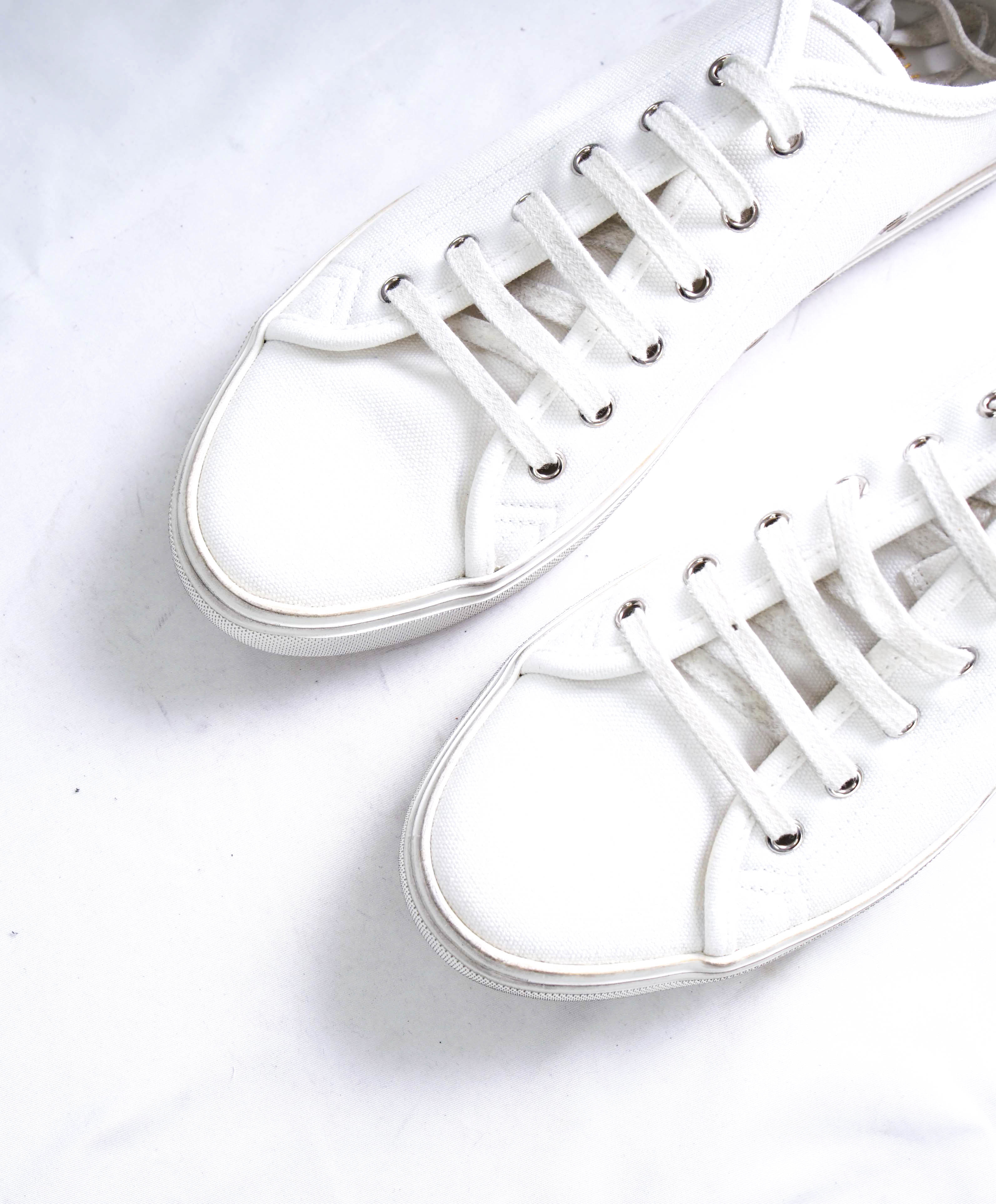 $750 SAINT LAURENT - *MALIBU* Sneakers White - 9 (42EU)
