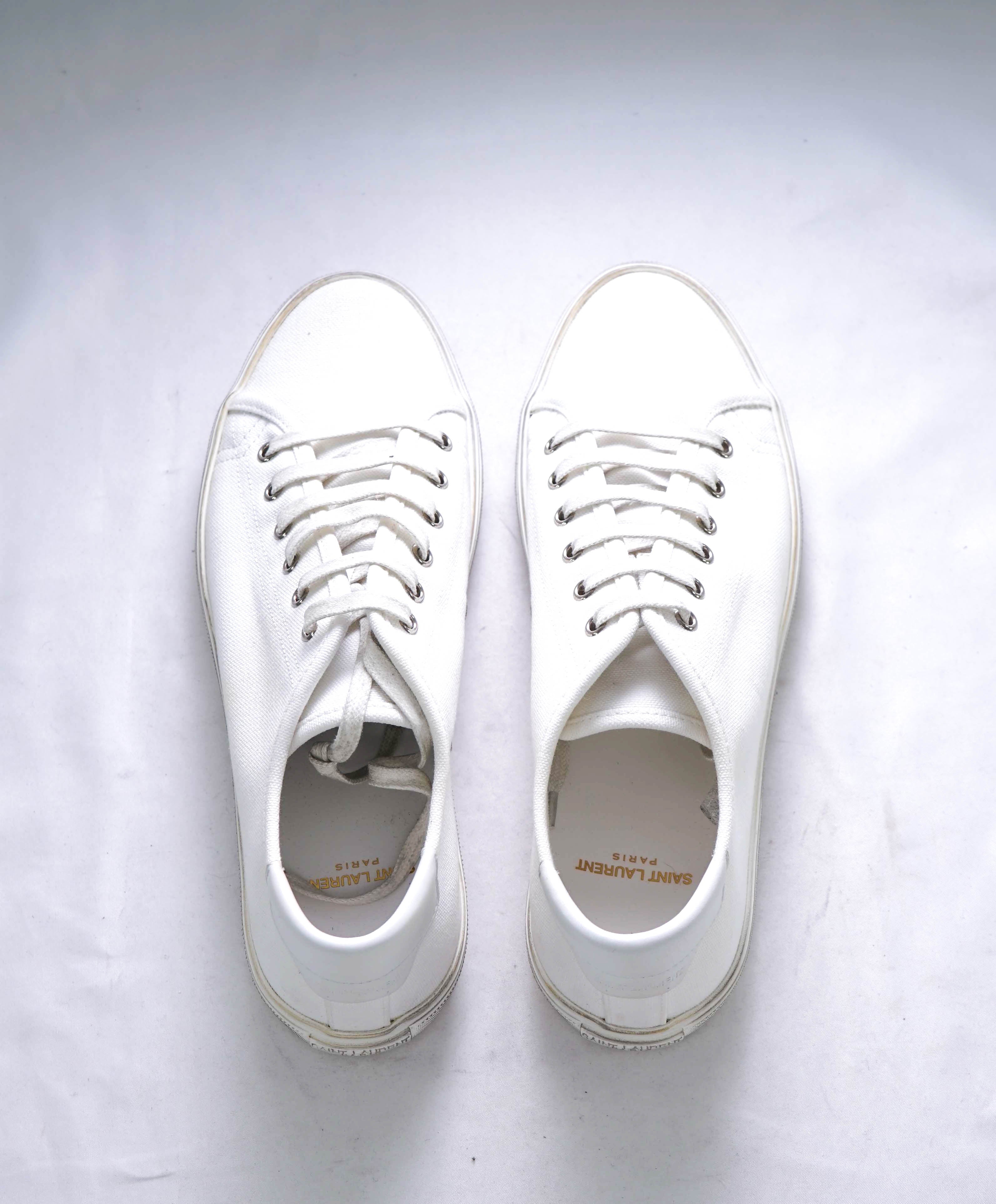 $750 SAINT LAURENT - *MALIBU* Sneakers White - 9 (42EU)