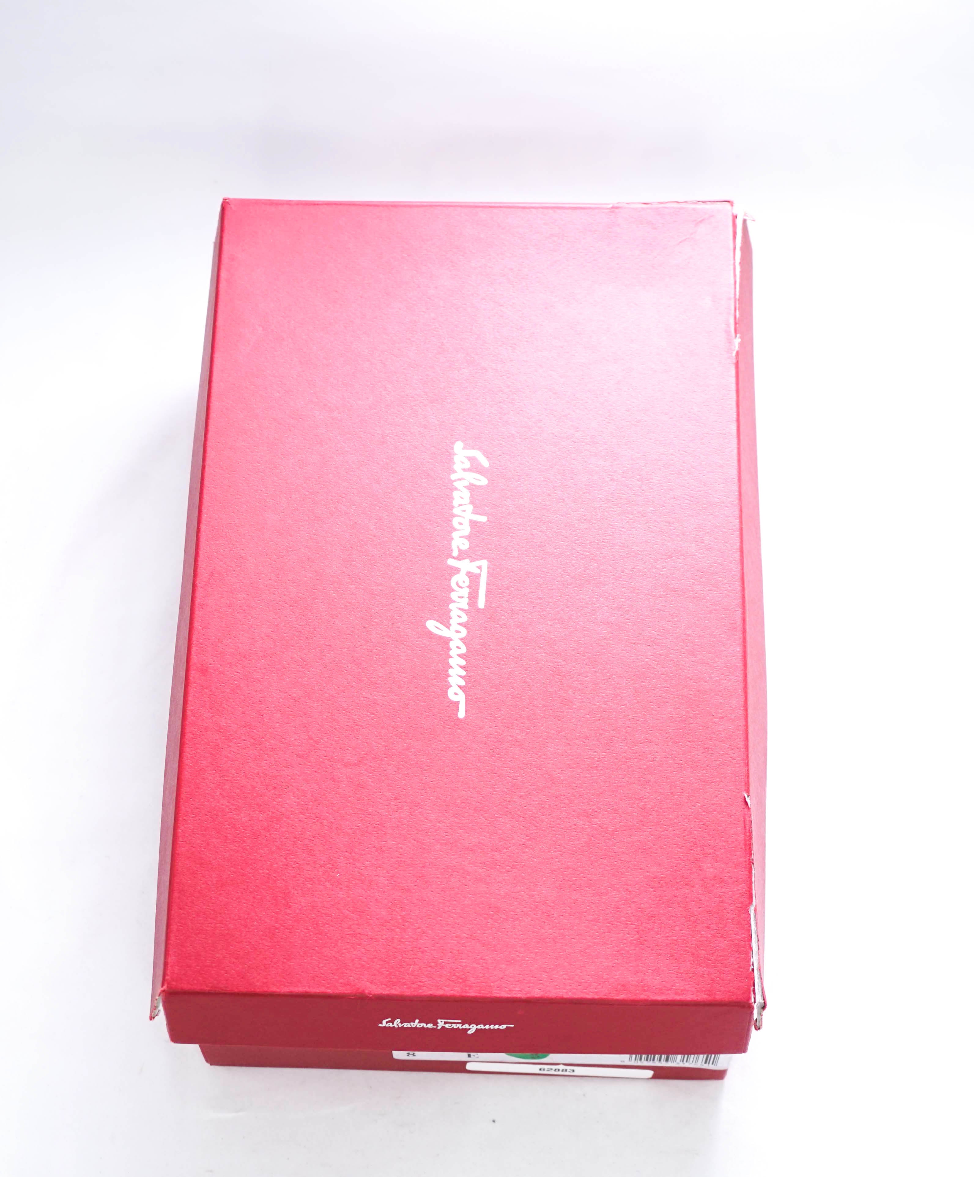 $995 SALVATORE FERRAGAMO - Knit Black Sock Lug Sole Sneaker - 8 M US