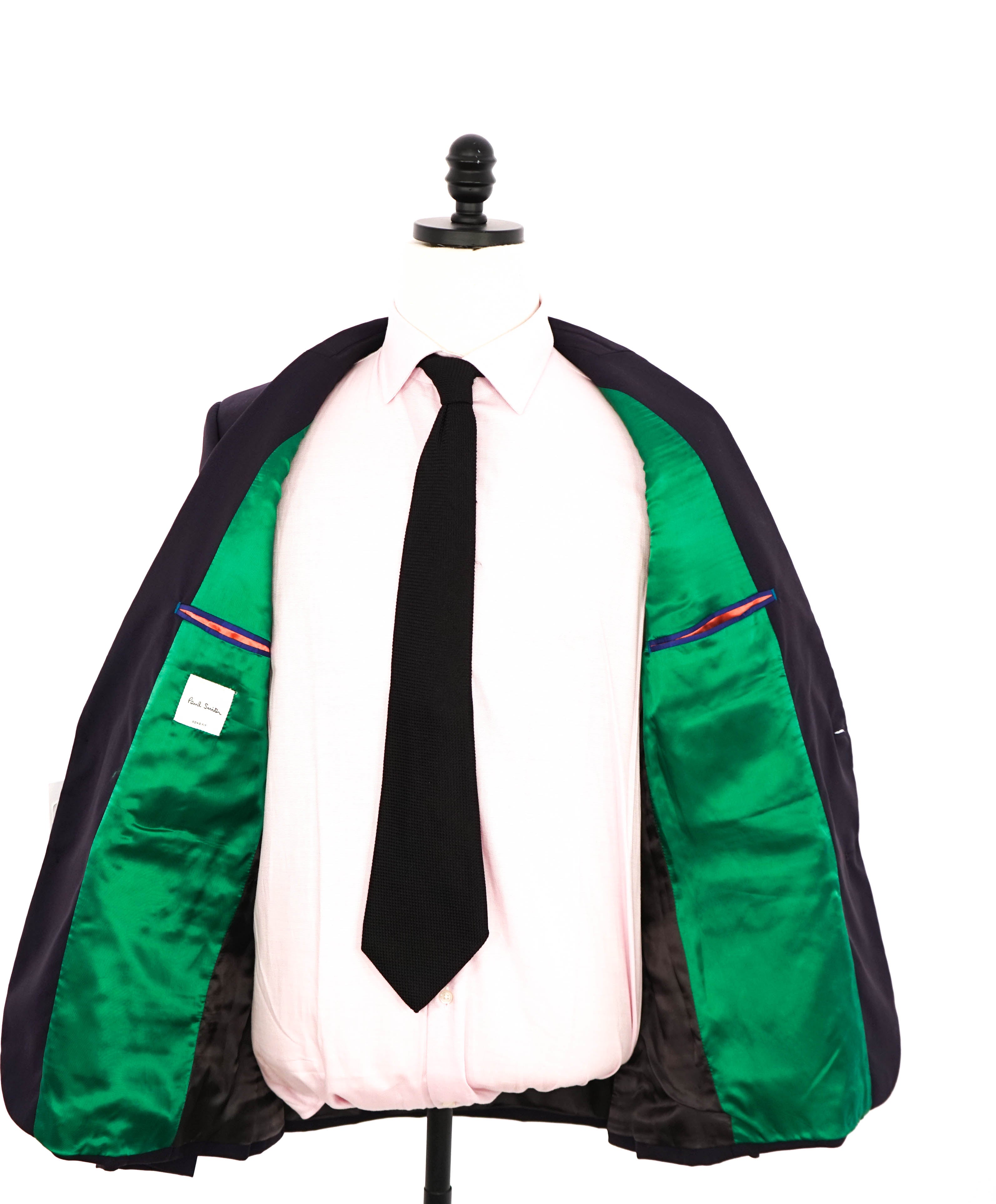 PAUL SMITH - Wool “SOHO Solid Plum/Purple 2-Button Wool Suit- 40R