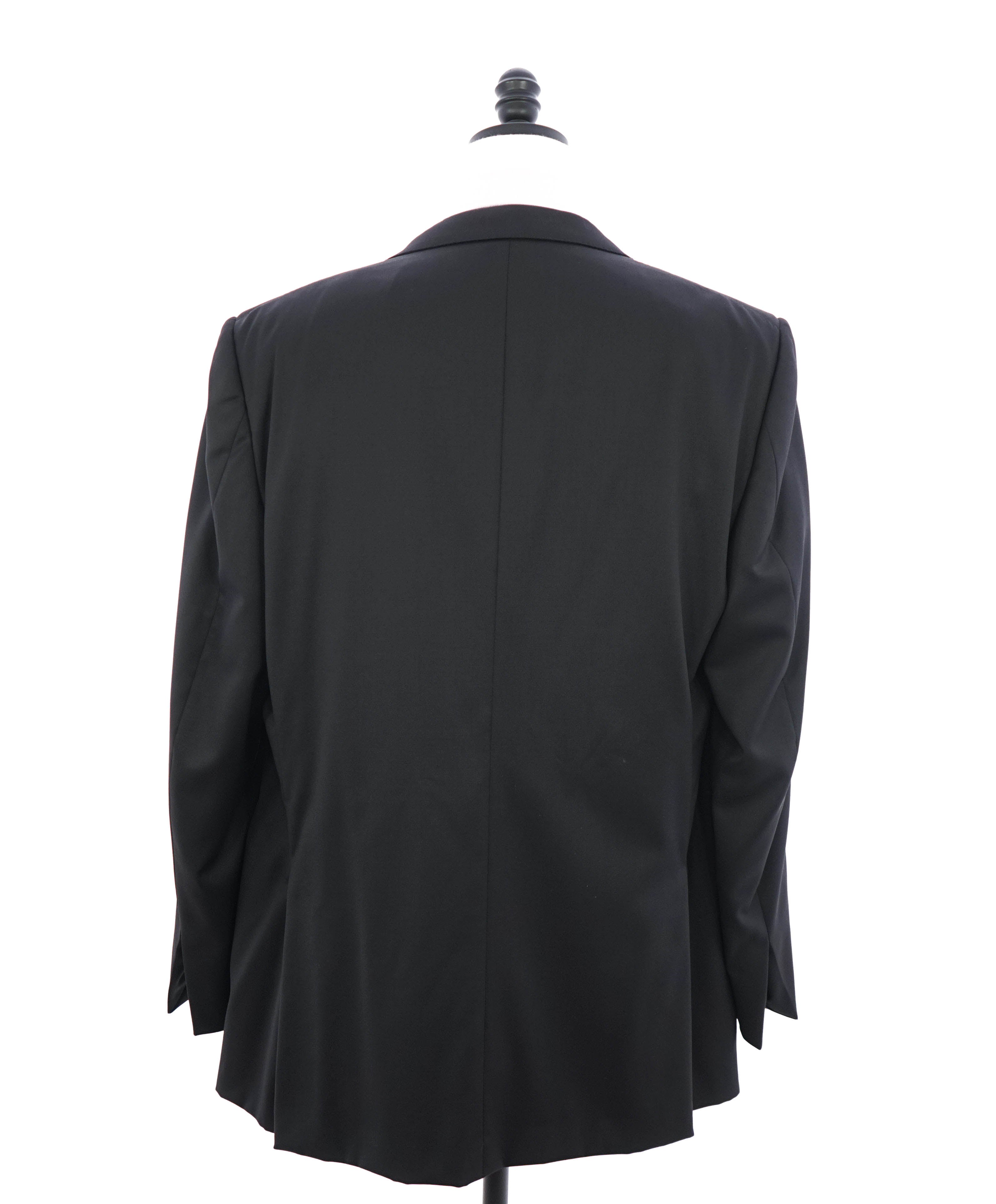 $3,995 ERMENEGILDO ZEGNA - PEAK LAPEL Black Wool Tuxedo- 46L