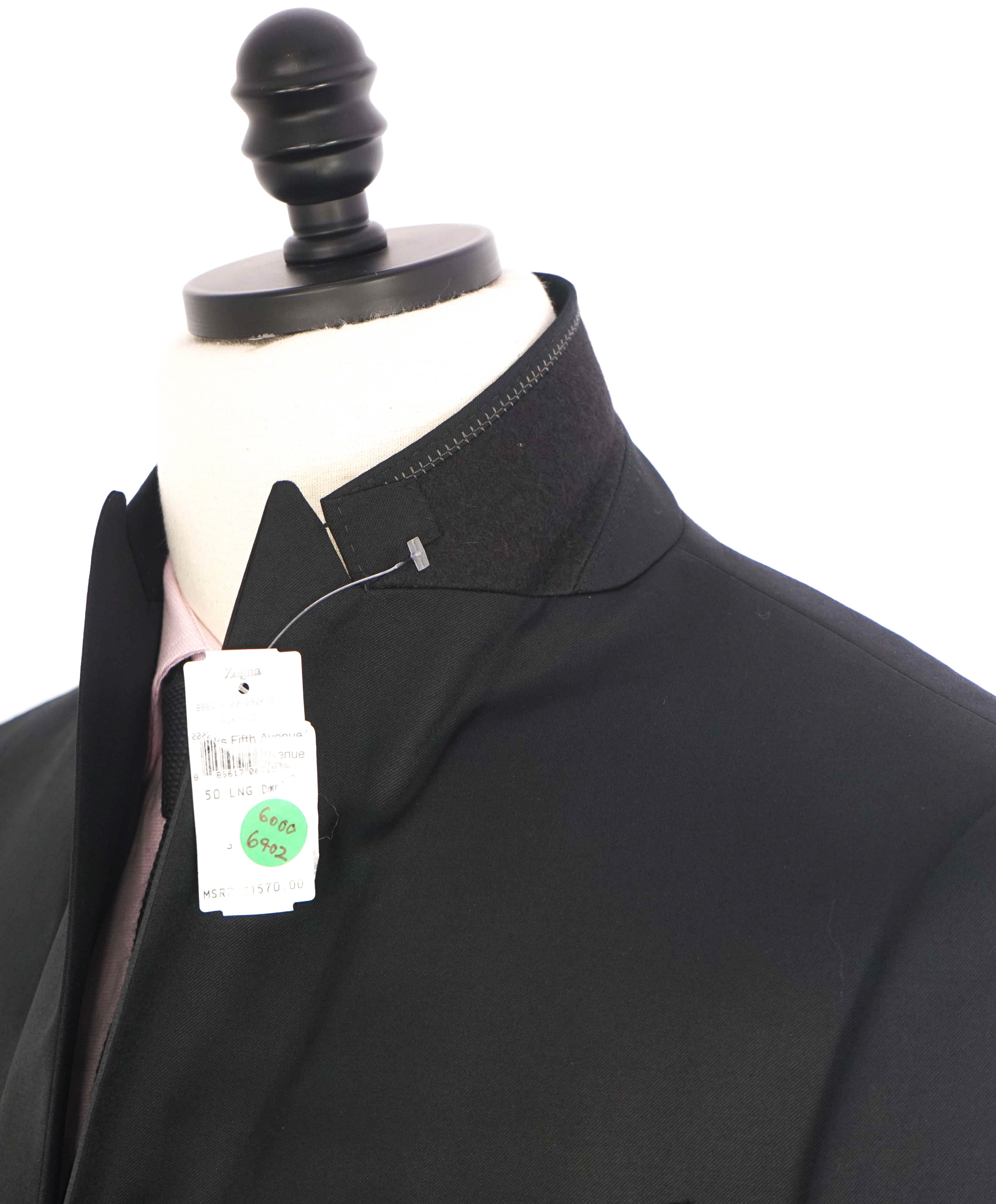 $1,570 Z ZEGNA - Black Peak Lapel 1-Button 2-Piece Tuxedo - 40L