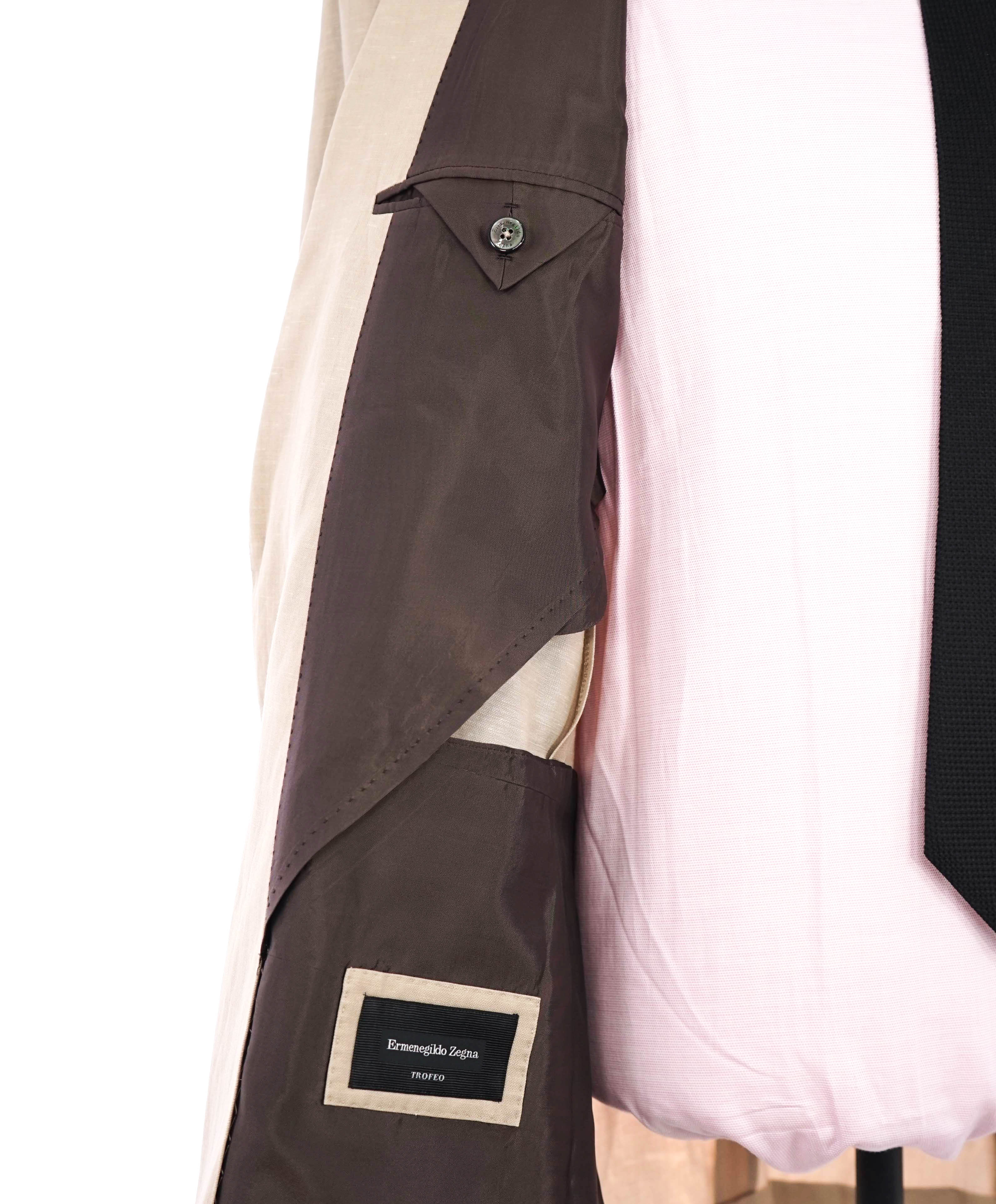 $3,295 ERMENEGILDO ZEGNA - *TROFEO* Wool/Linen Blazer - 42R