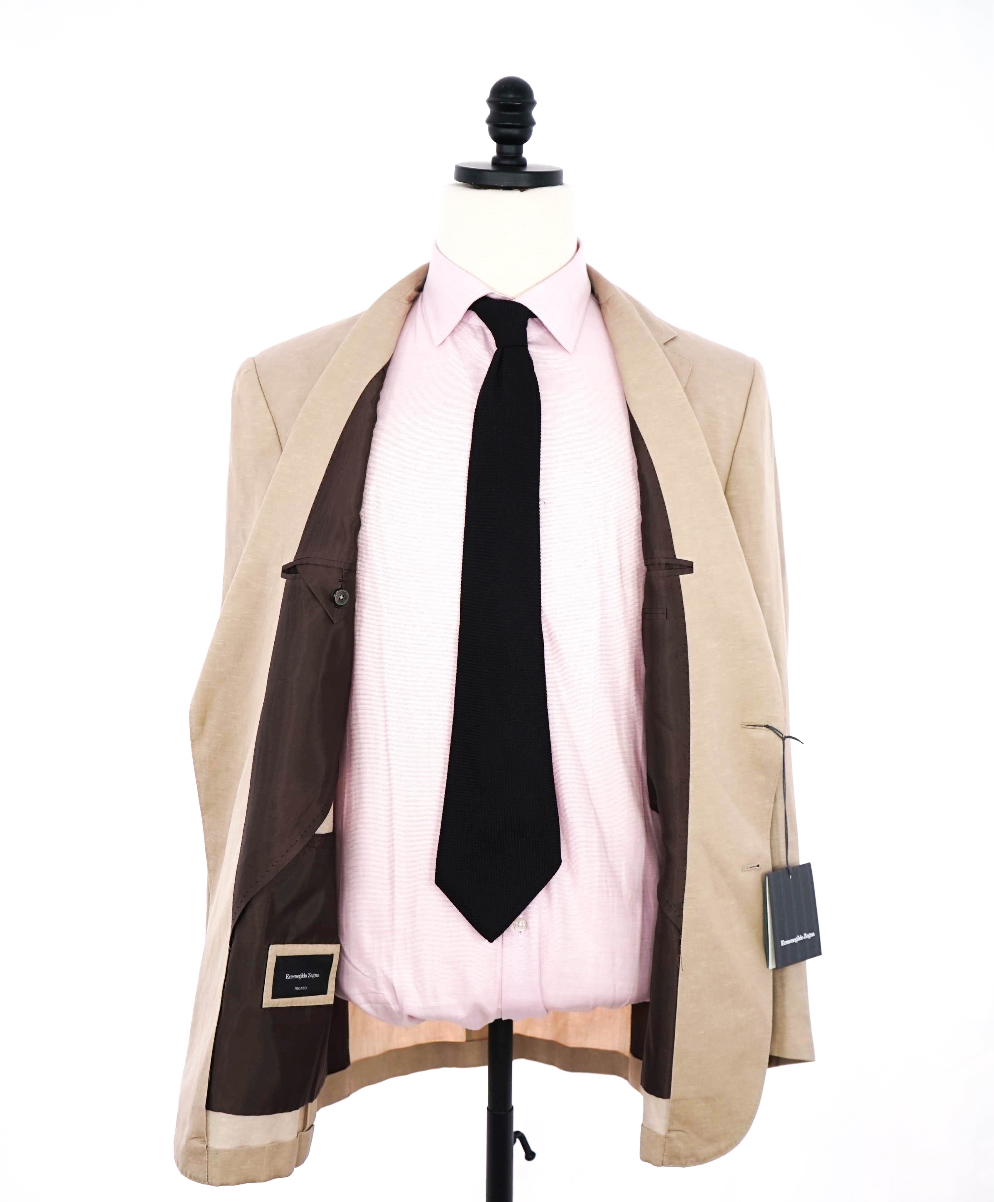 $3,295 ERMENEGILDO ZEGNA - *TROFEO* Wool/Linen Blazer - 42R