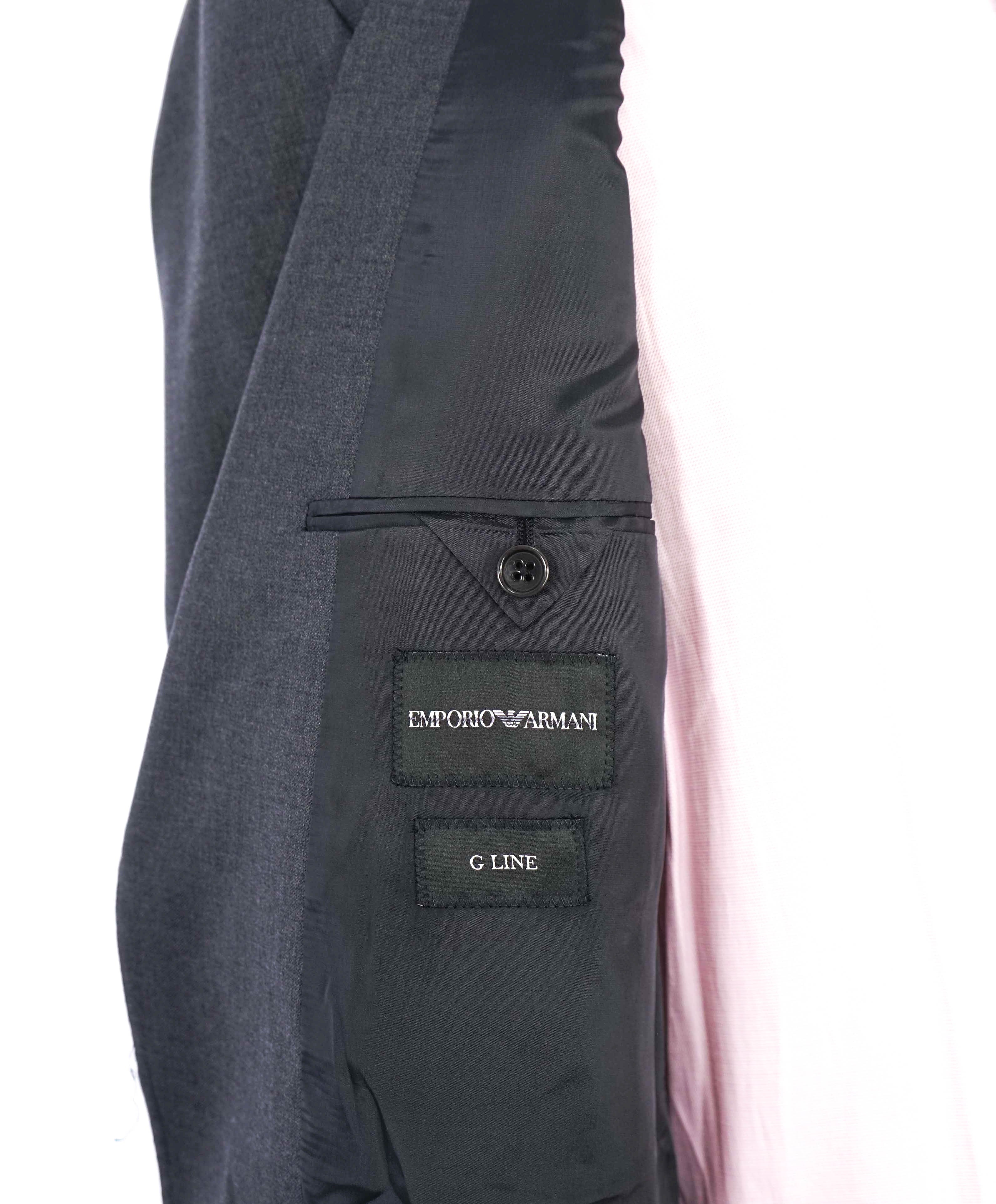 $1,995 EMPORIO ARMANI -Super 130's “G LINE” Gray Suit - 42L