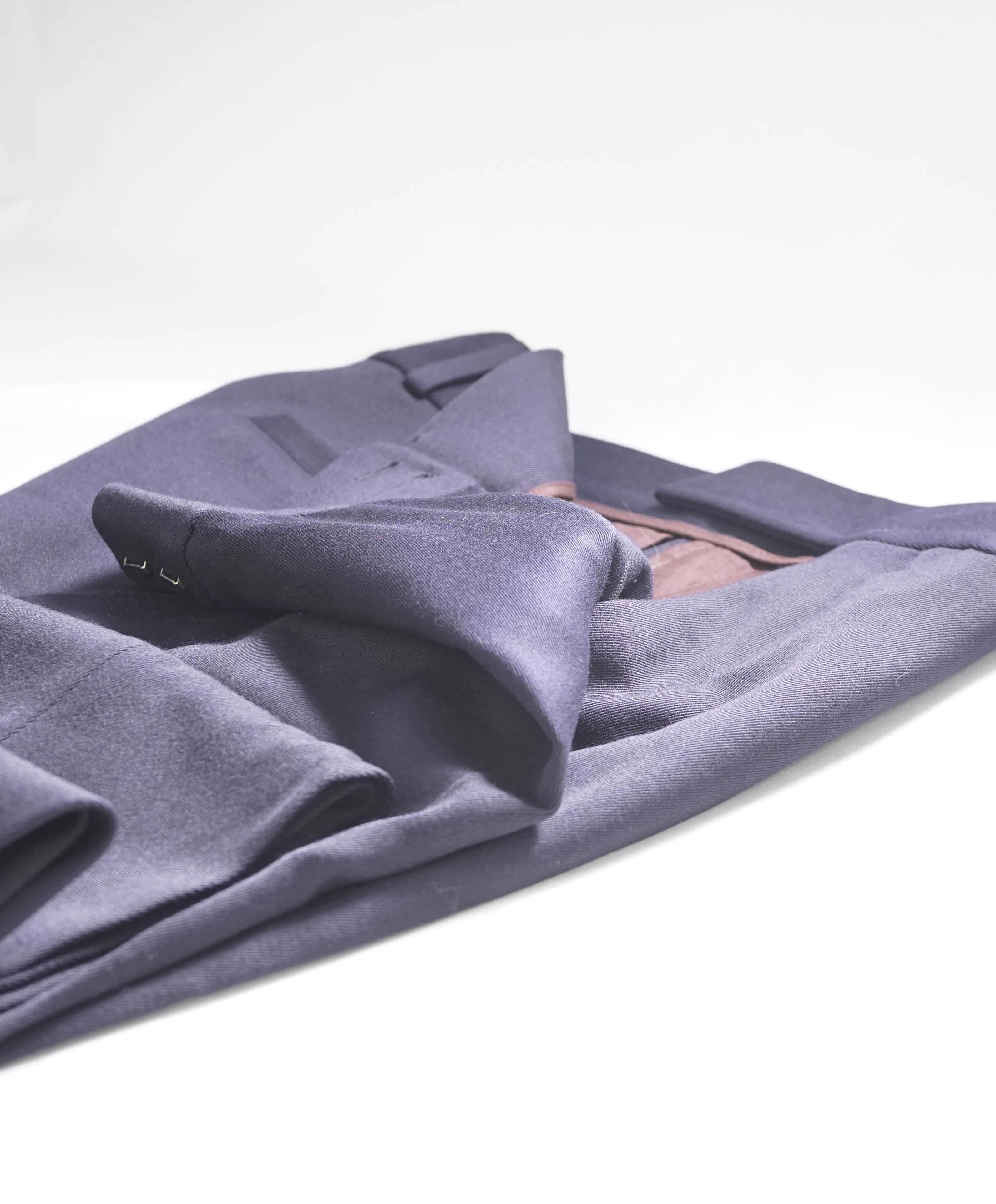 $1,395 ERMENEGILDO ZEGNA COUTURE XXX - Navy Wool Jogger Pants - 33W