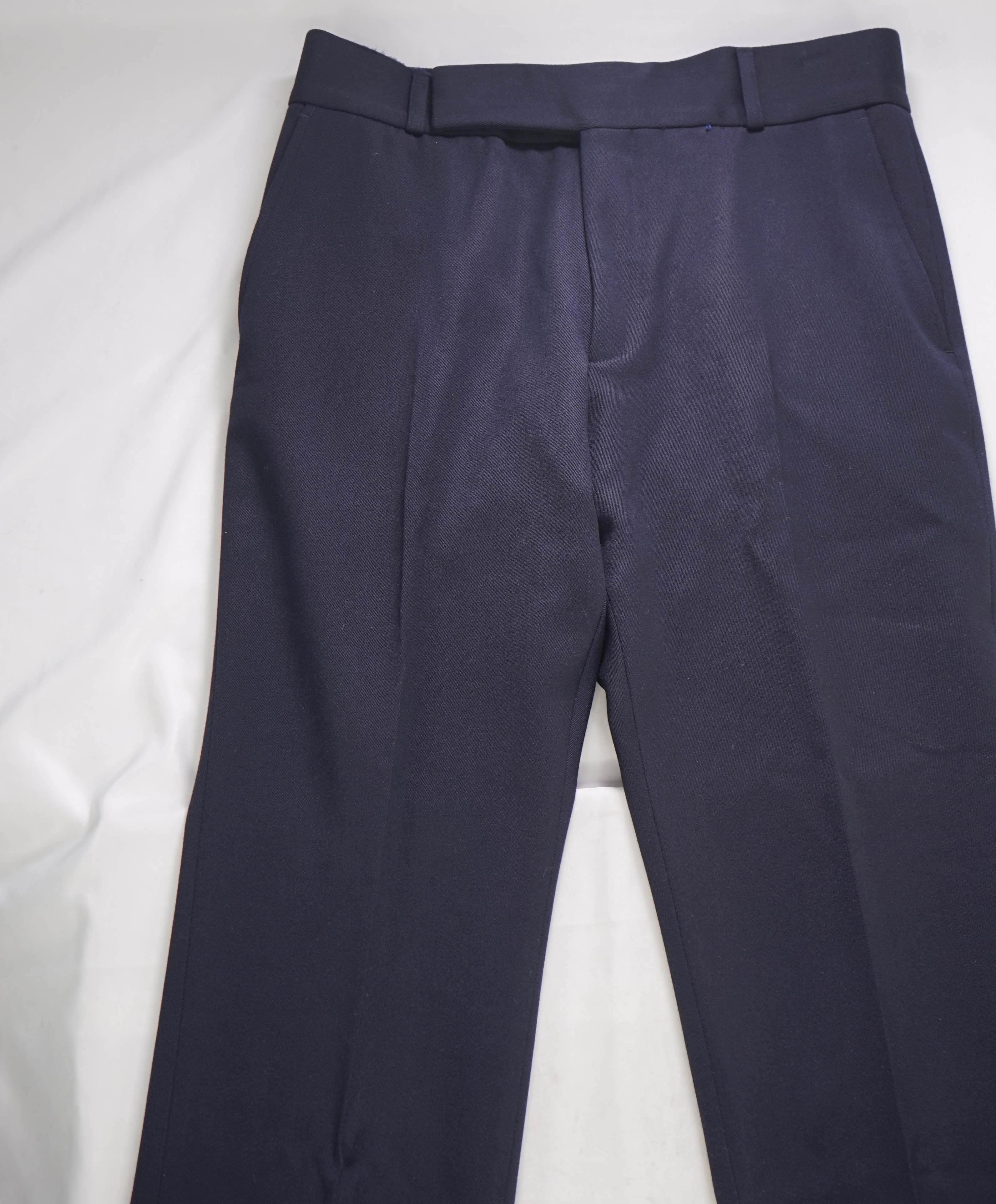 $1,395 ERMENEGILDO ZEGNA COUTURE XXX - Navy Wool Jogger Pants - 33W
