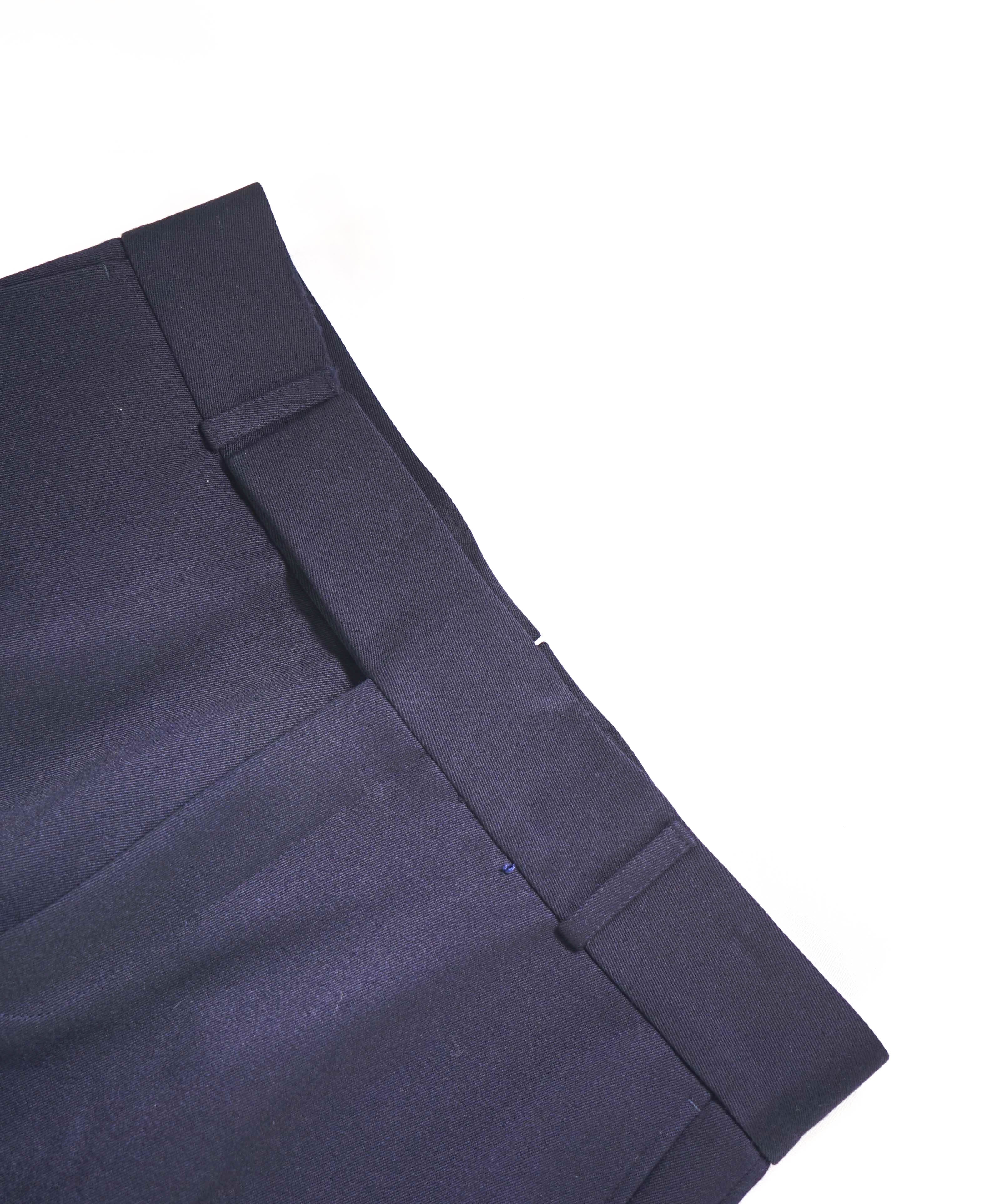 $1,395 ERMENEGILDO ZEGNA COUTURE XXX - Navy Wool Jogger Pants - 33W