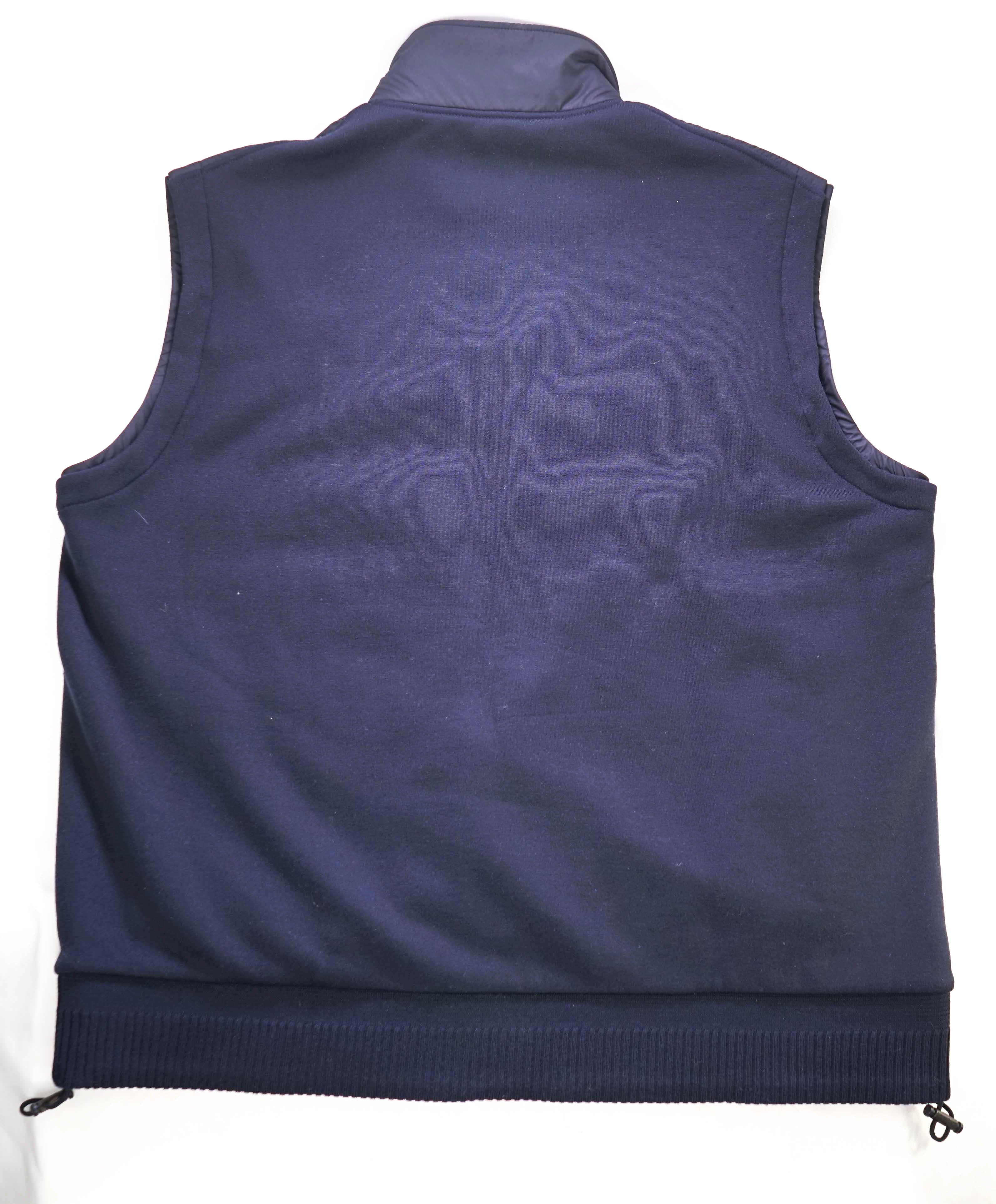 $2,495 ZEGNA - "HIGH PERFORMANCE" Navy Quilted Padded Vest - 48US (58EU) 3XL