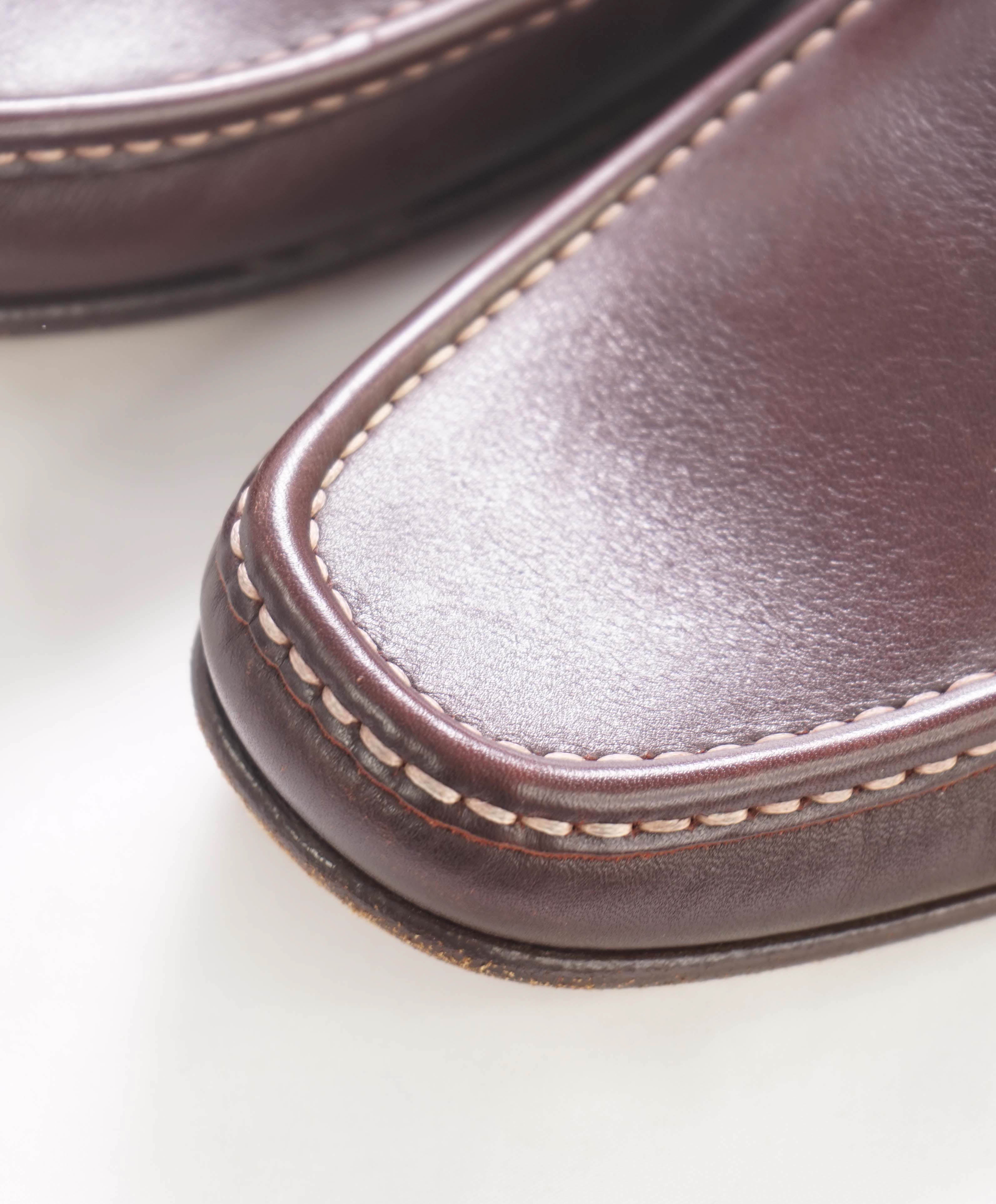 $700 SALVATORE FERRAGAMO - "GIORDANO" Brown Leather Loafer- 11B