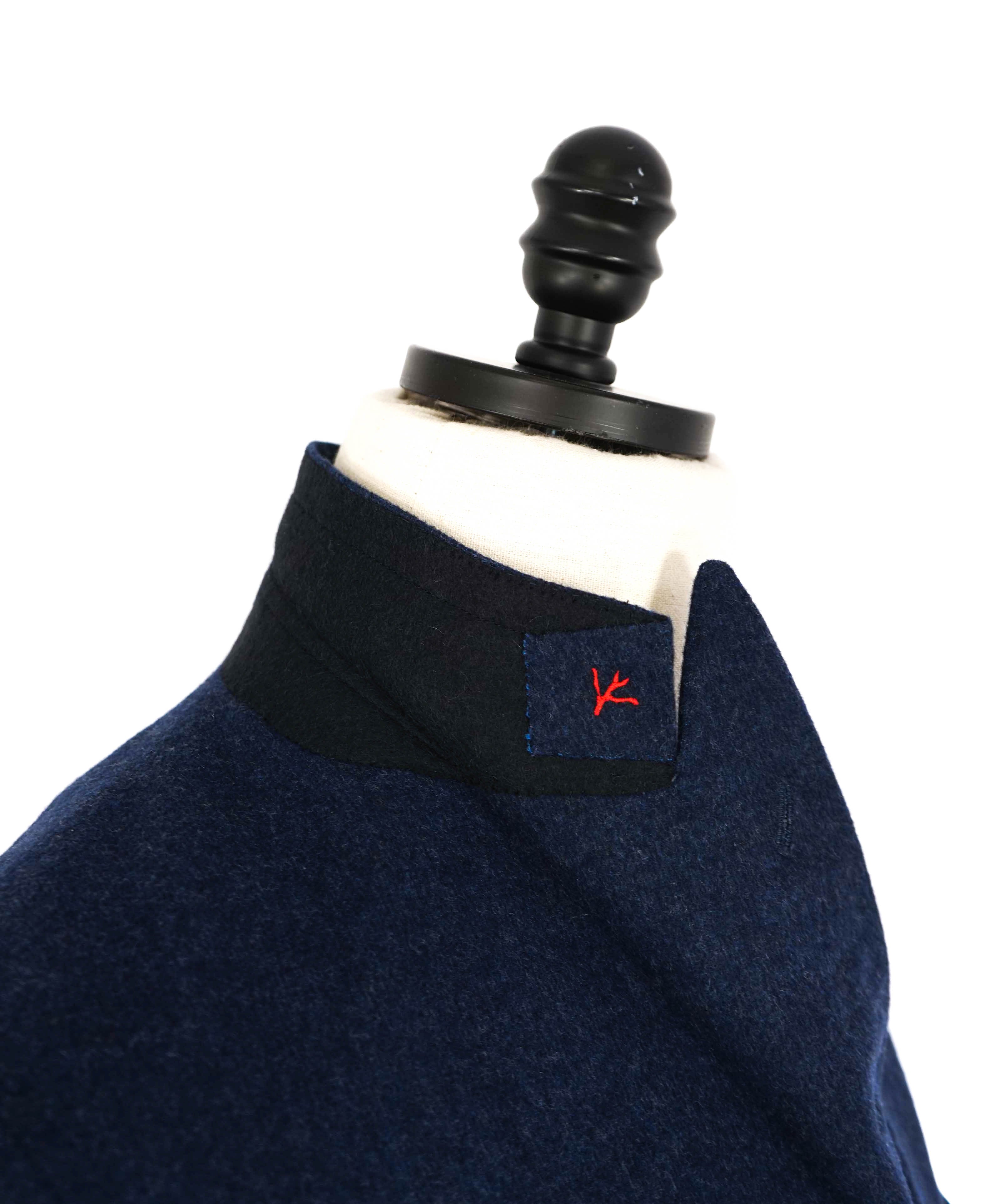 $2,995 ISAIA - Double Breasted CASHMERE Wool Blue Blazer - 40R