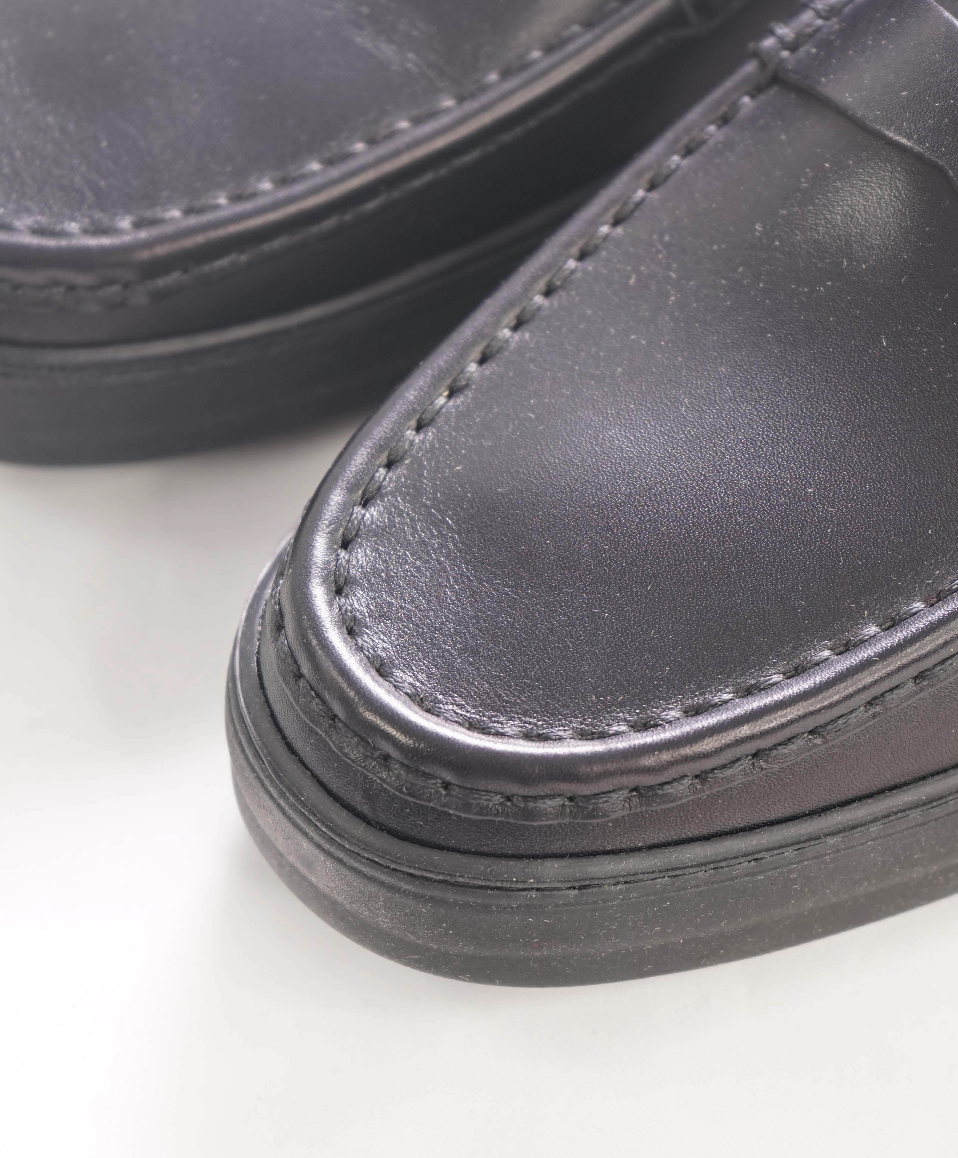 TOD’S - Black Leather Penny Loafers “Boston TURIN” - 10US (9.5T)
