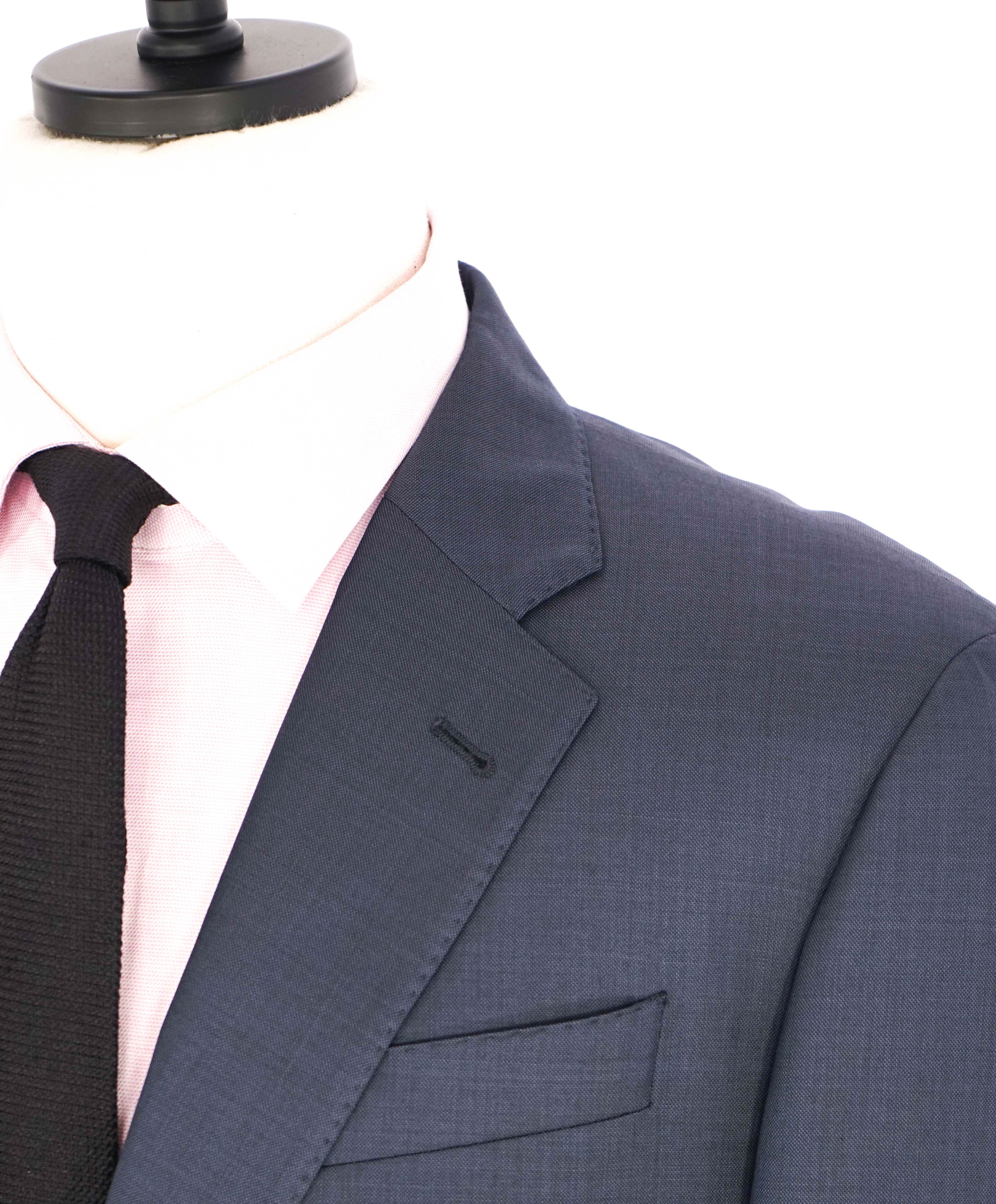 $1,995 EMPORIO ARMANI - Super 130's “G LINE” Steel Blue Suit - 42L