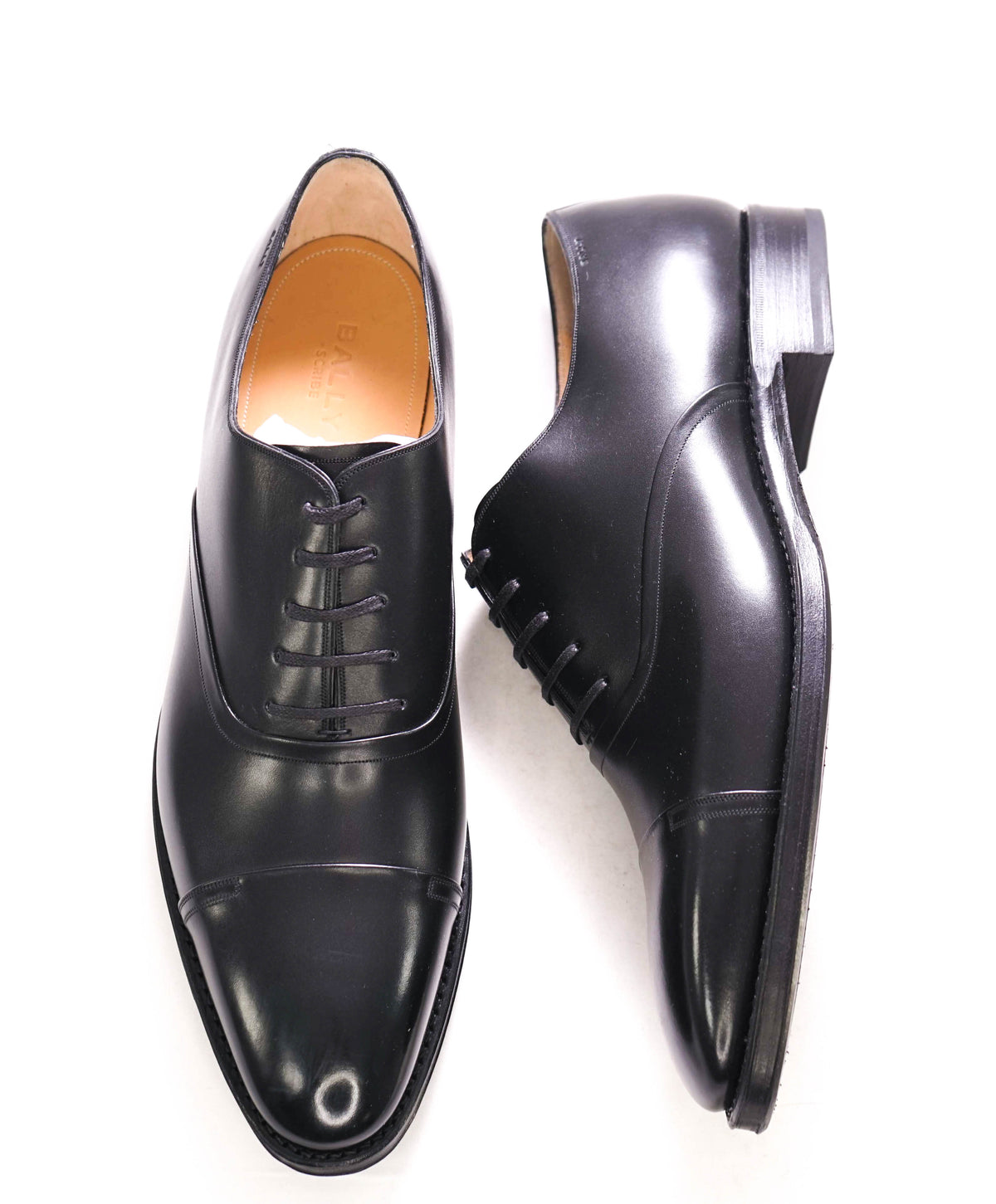 BALLY men\'s (SAVE $1100) size 14 B black Oxford. SCOTCH leather Oxford shoes brand BALLY — Globalbrandsstore  main image 3