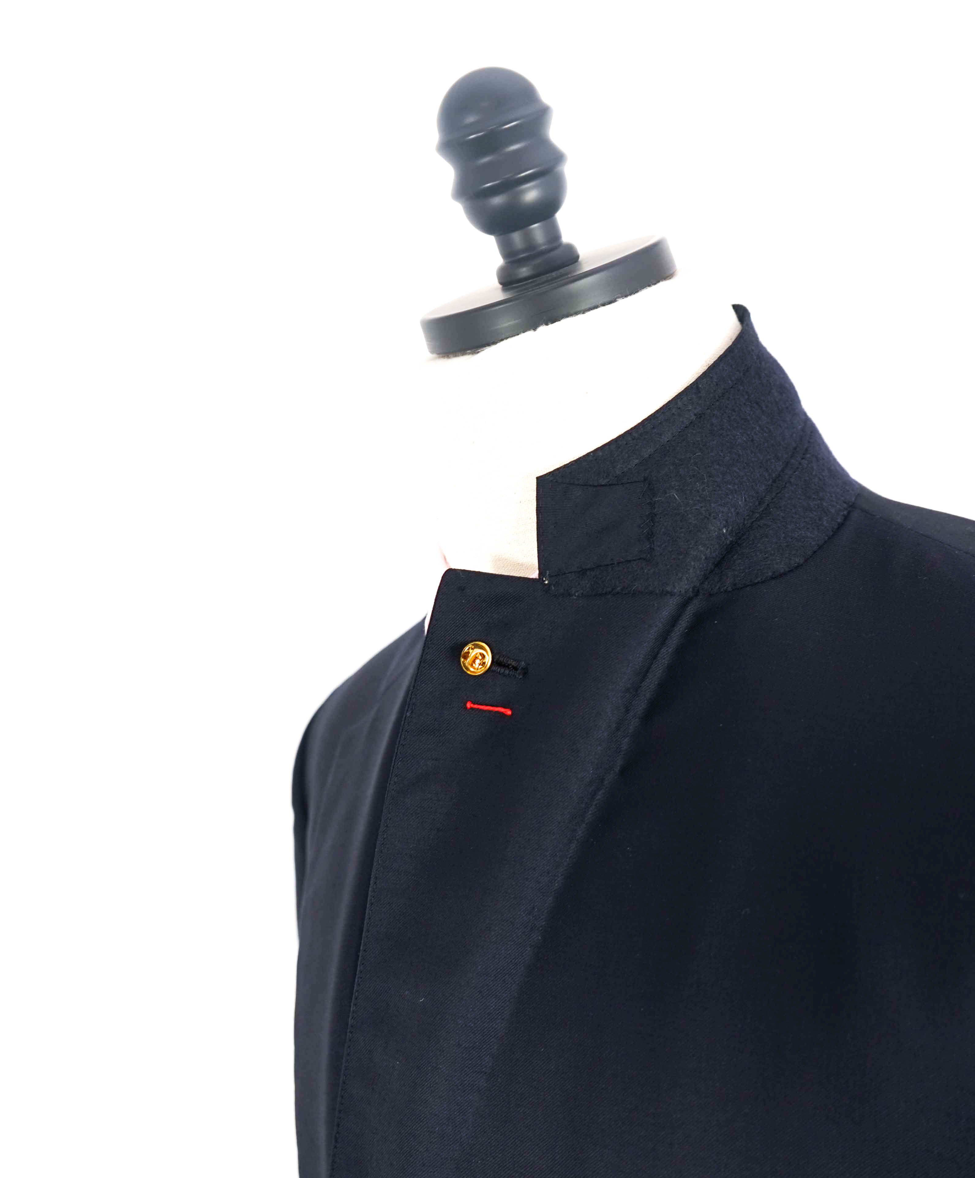 $3,750 ISAIA - Navy Blue "SANITA" *CLOSET STAPLE* Coral Pin Suit - 50R