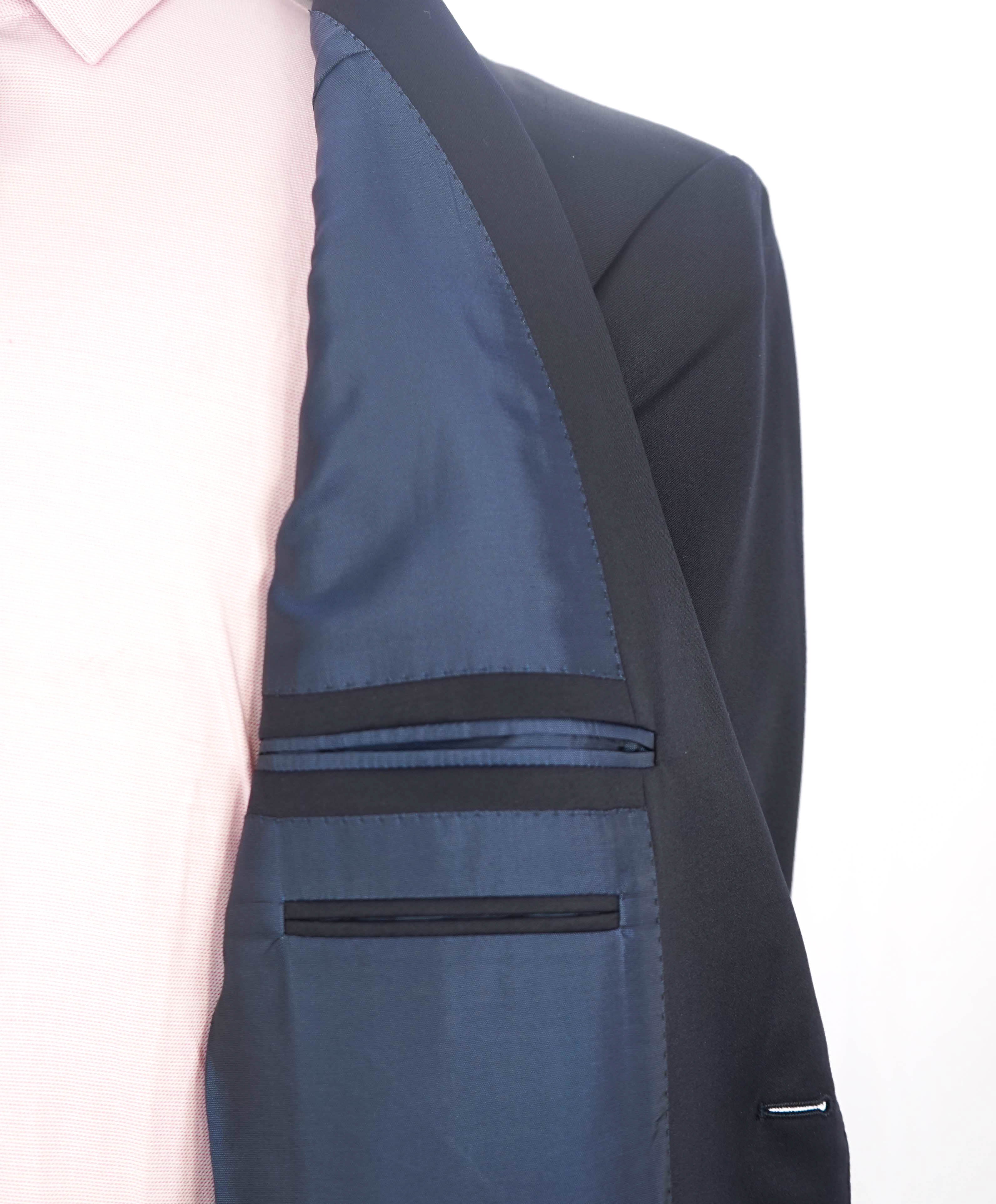 $3,250 ERMENEGILDO ZEGNA - "MICRONSPHERE" *Closet Staple* Navy Suit - 46R