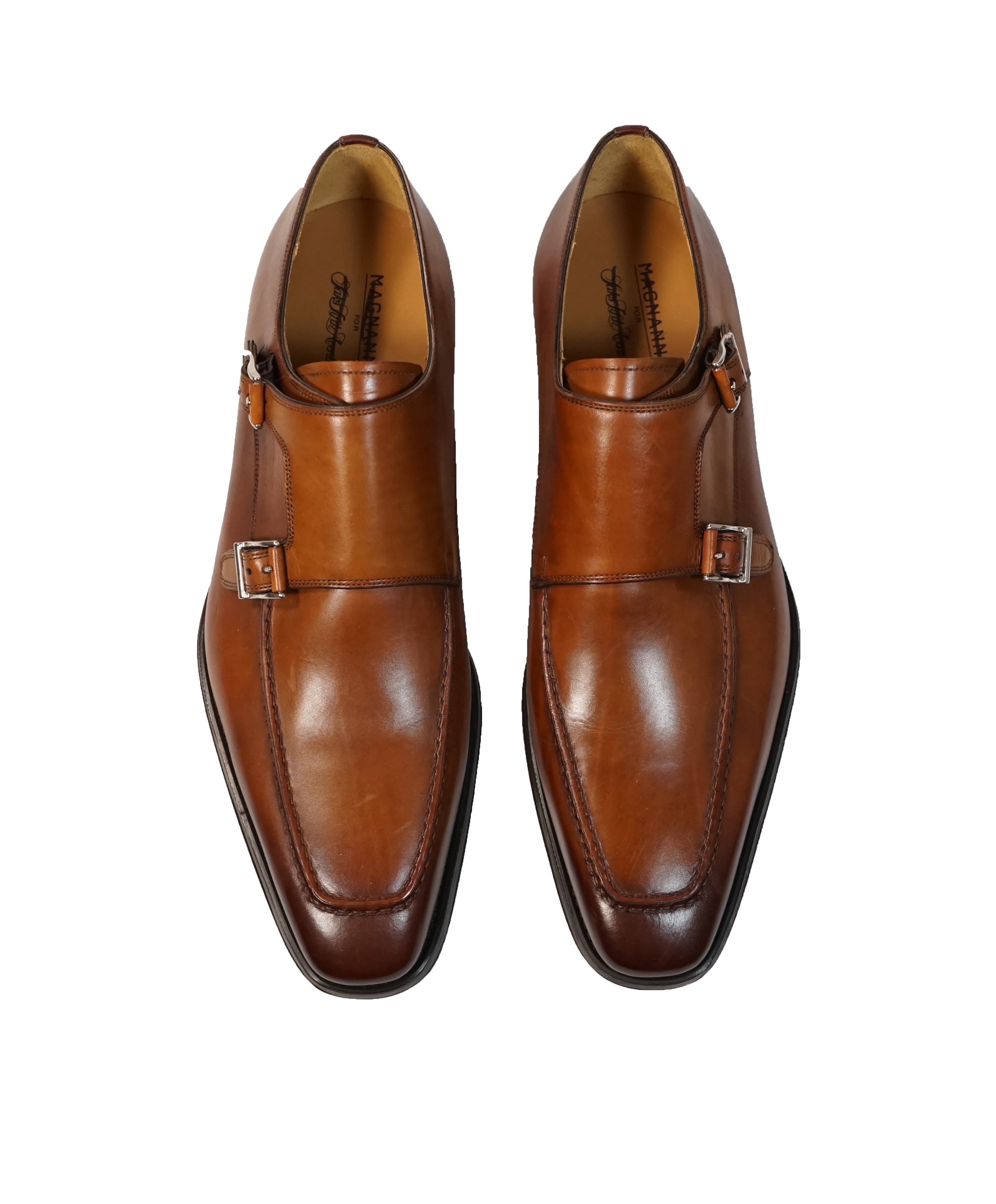MAGNANNI FOR SFA - Double Monk Strap Loafers - 12