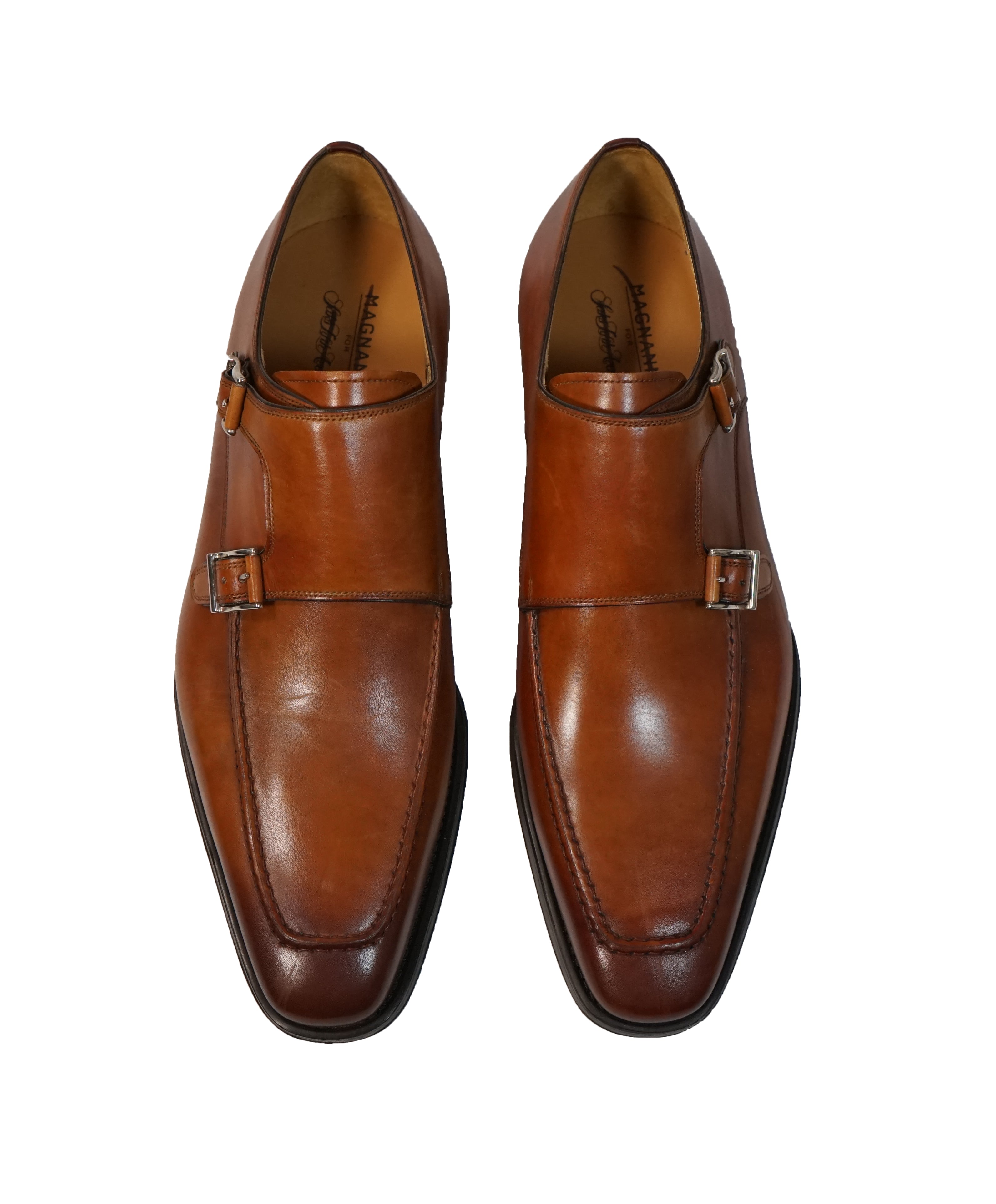 MAGNANNI FOR SFA - Double Monk Strap Loafers - 10