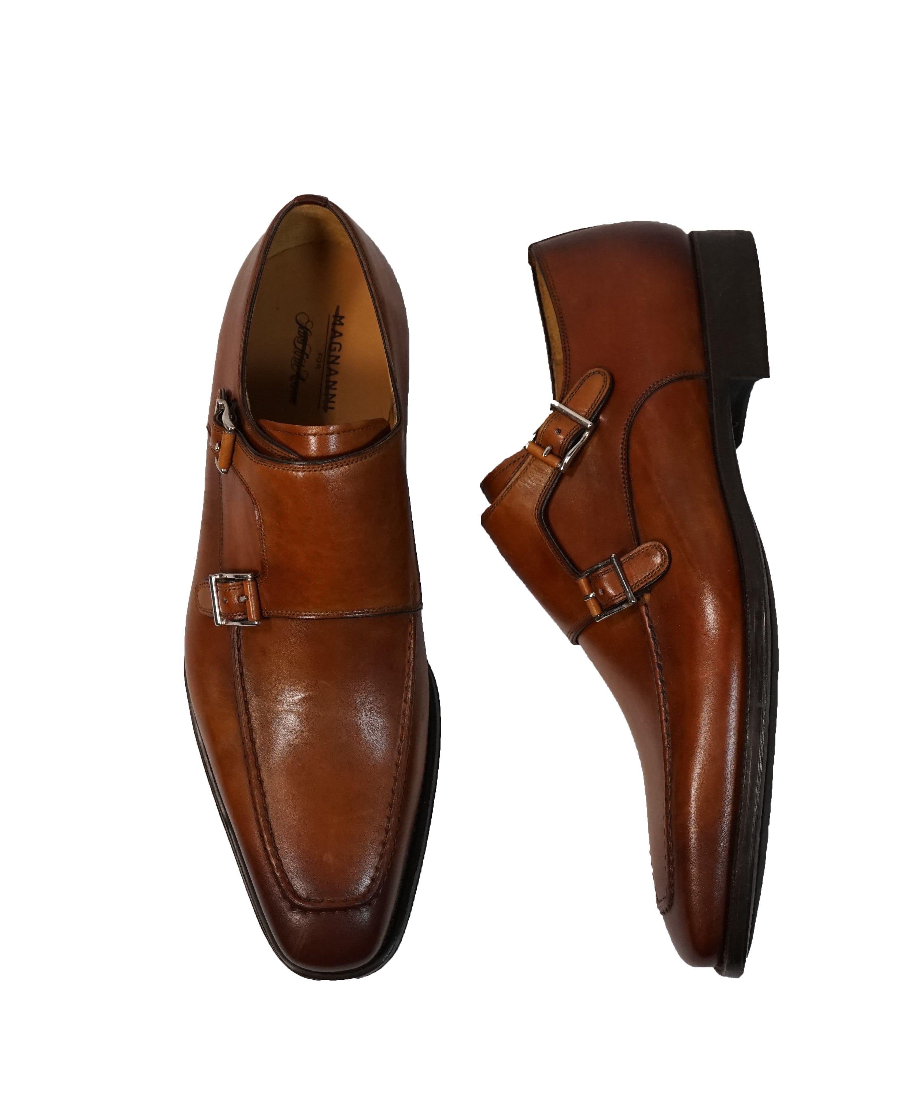 MAGNANNI FOR SFA - Double Monk Strap Loafers - 10