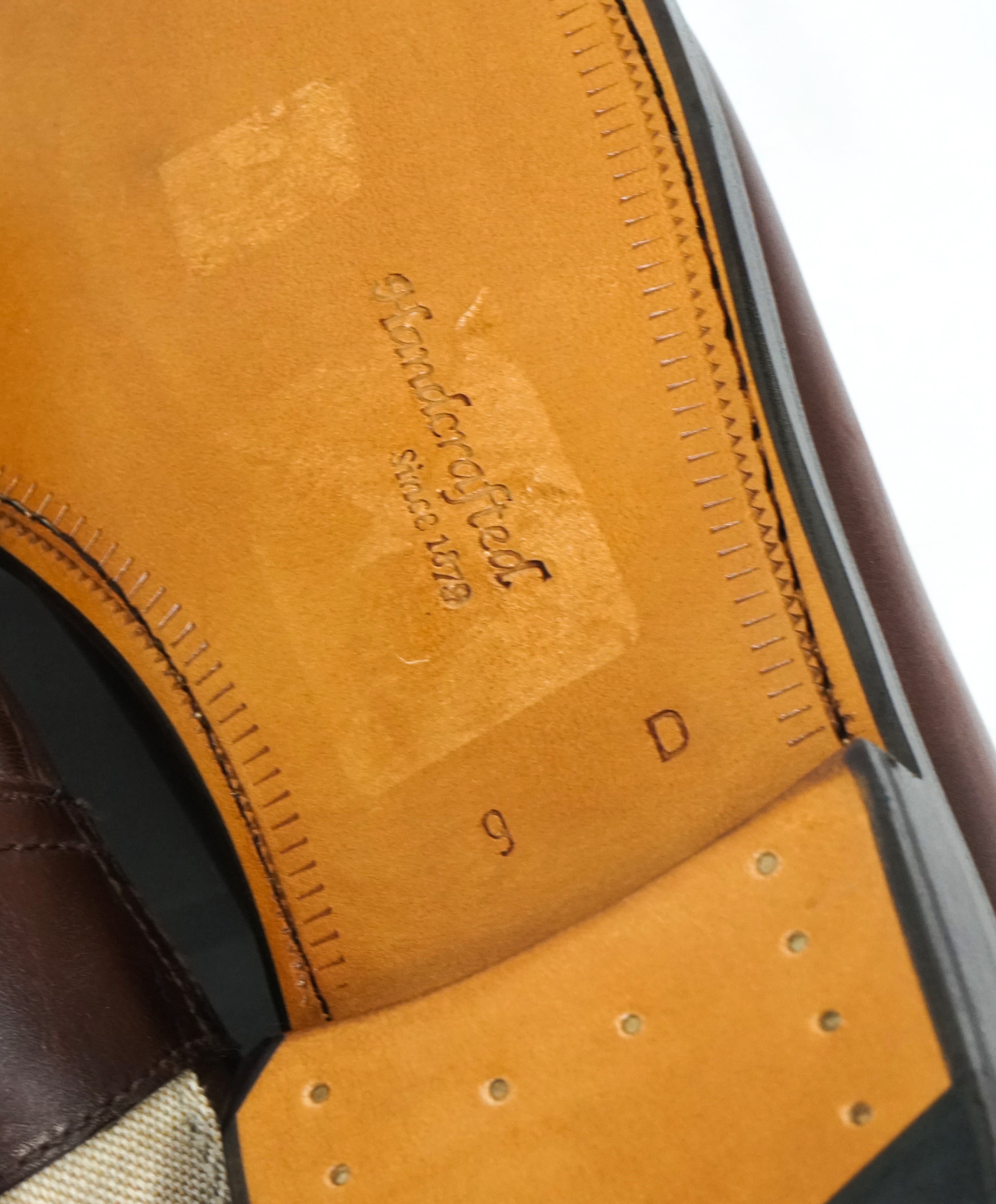 NETTLETON - "King Street" Leather Tassel Loafers Brown Hand Made In England - 9