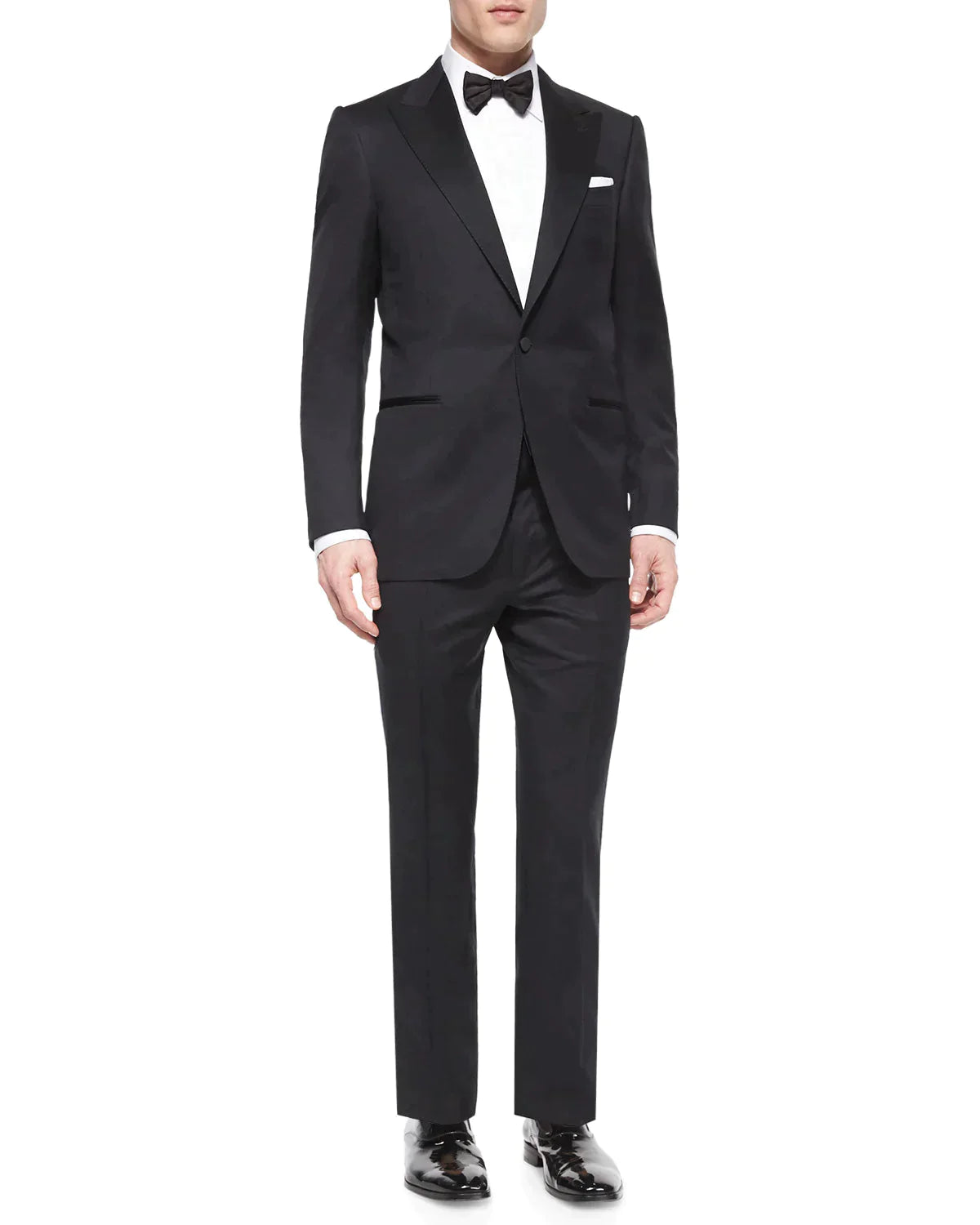 $3,995 ERMENEGILDO ZEGNA -"MICRONSPHERE MILA" PEAK LAPEL Tuxedo - 38R