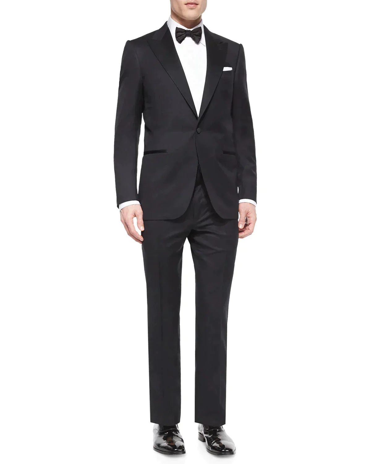 $3,995 ERMENEGILDO ZEGNA -"MICRONSPHERE MILA" PEAK LAPEL Tuxedo - 42R