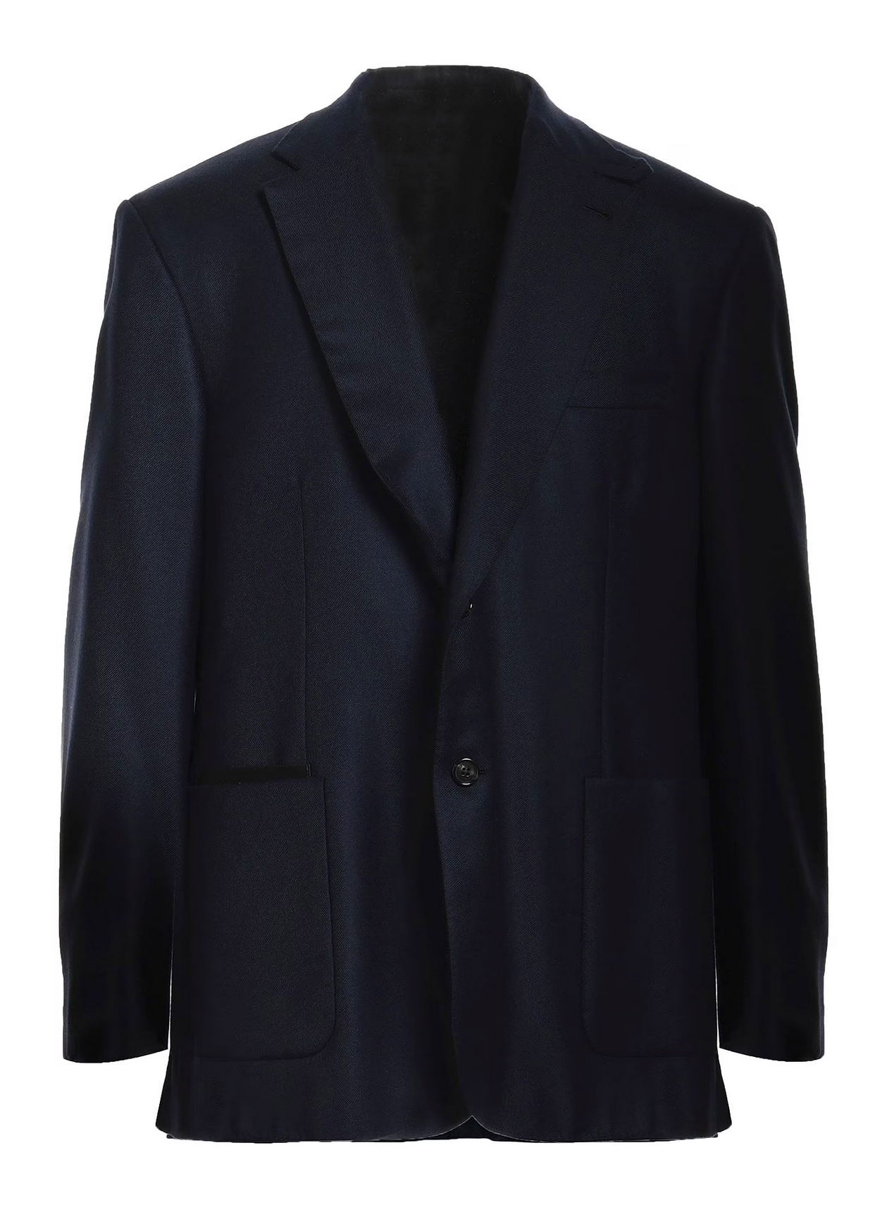 $8,450 BRIONI -"PURE CASHMERE" PATCH POCKET Navy Blazer - 48R