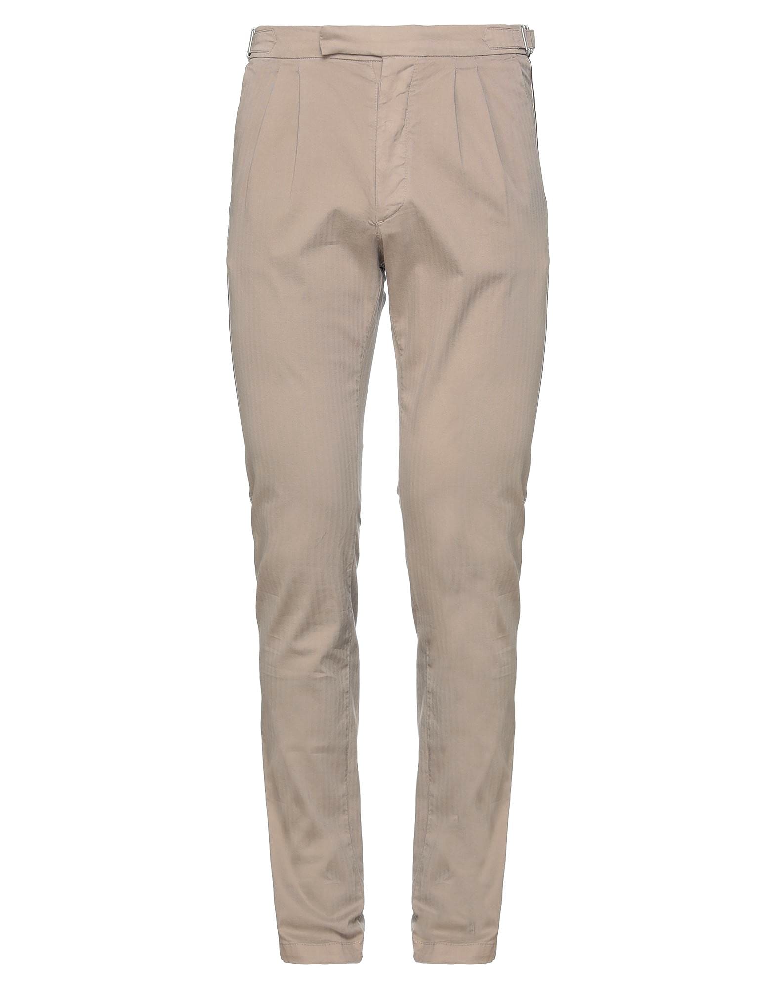 $495 ELEVENTY - *SIDE TABS* Cotton W Side Stripe Taupe Slim Casual Pants- 33W