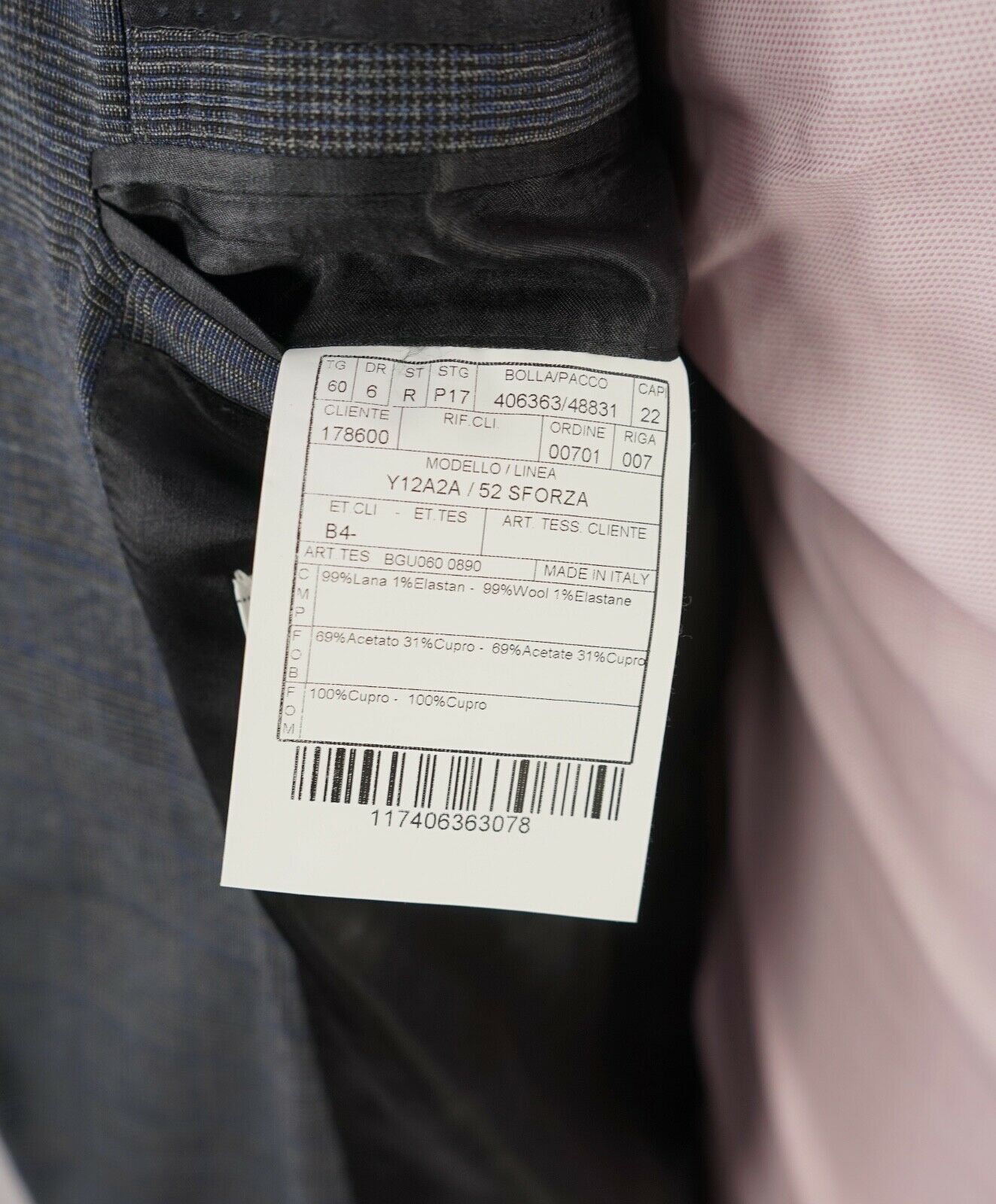 BOGLIOLI Milano - Prince of Wales Check Gray & Blue Suit - 50R