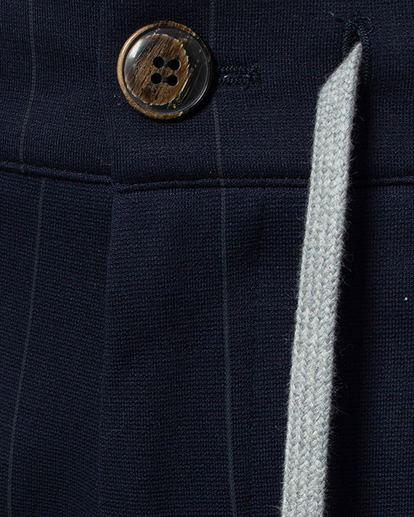 $545 ELEVENTY - JOGGER *Draw String* Blue Chalk Stripe Dress/Casual Pants- 36W