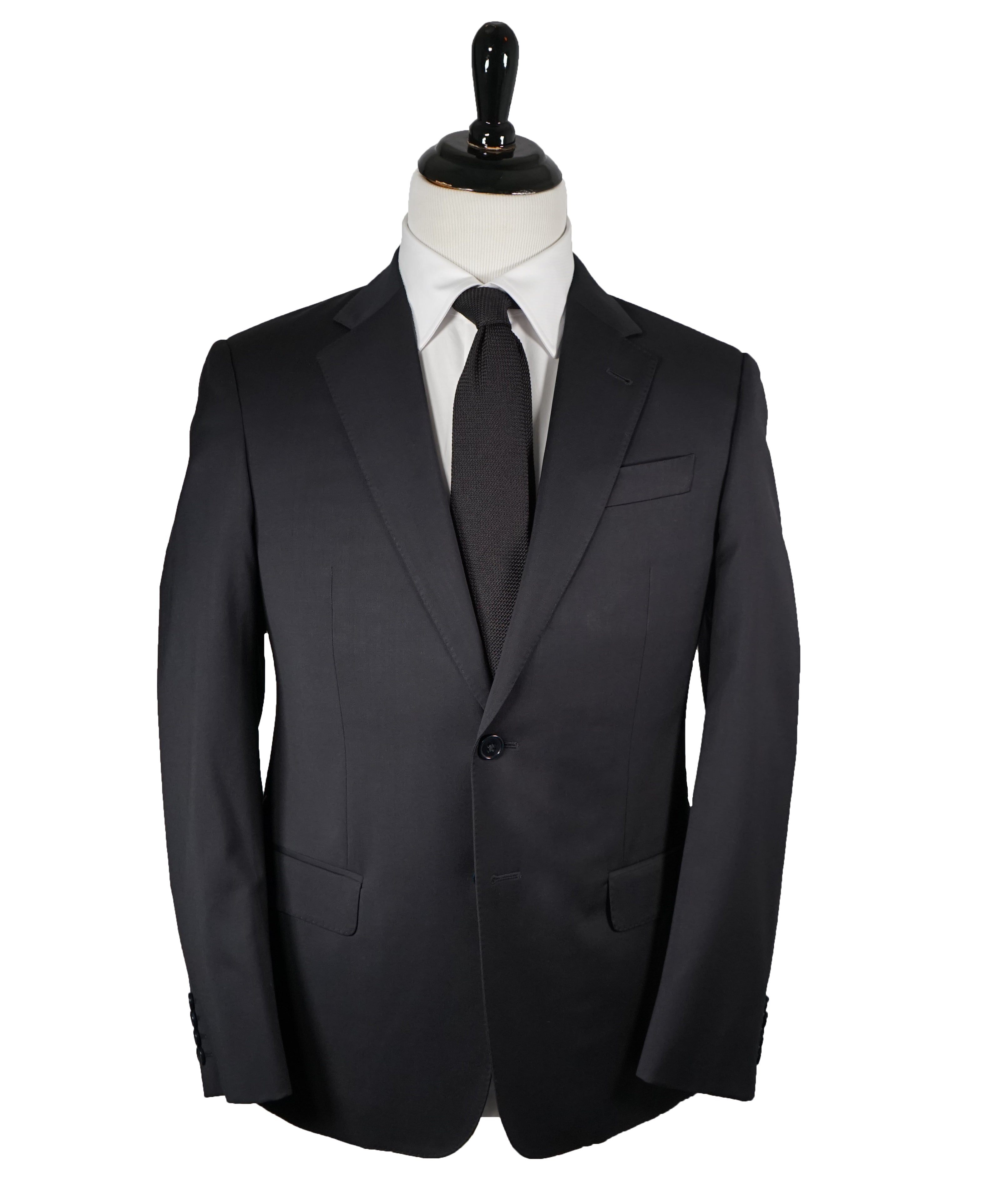 ARMANI COLLEZIONI - “G Line” Natural Stretch Navy Notch Lapel Suit - 38S