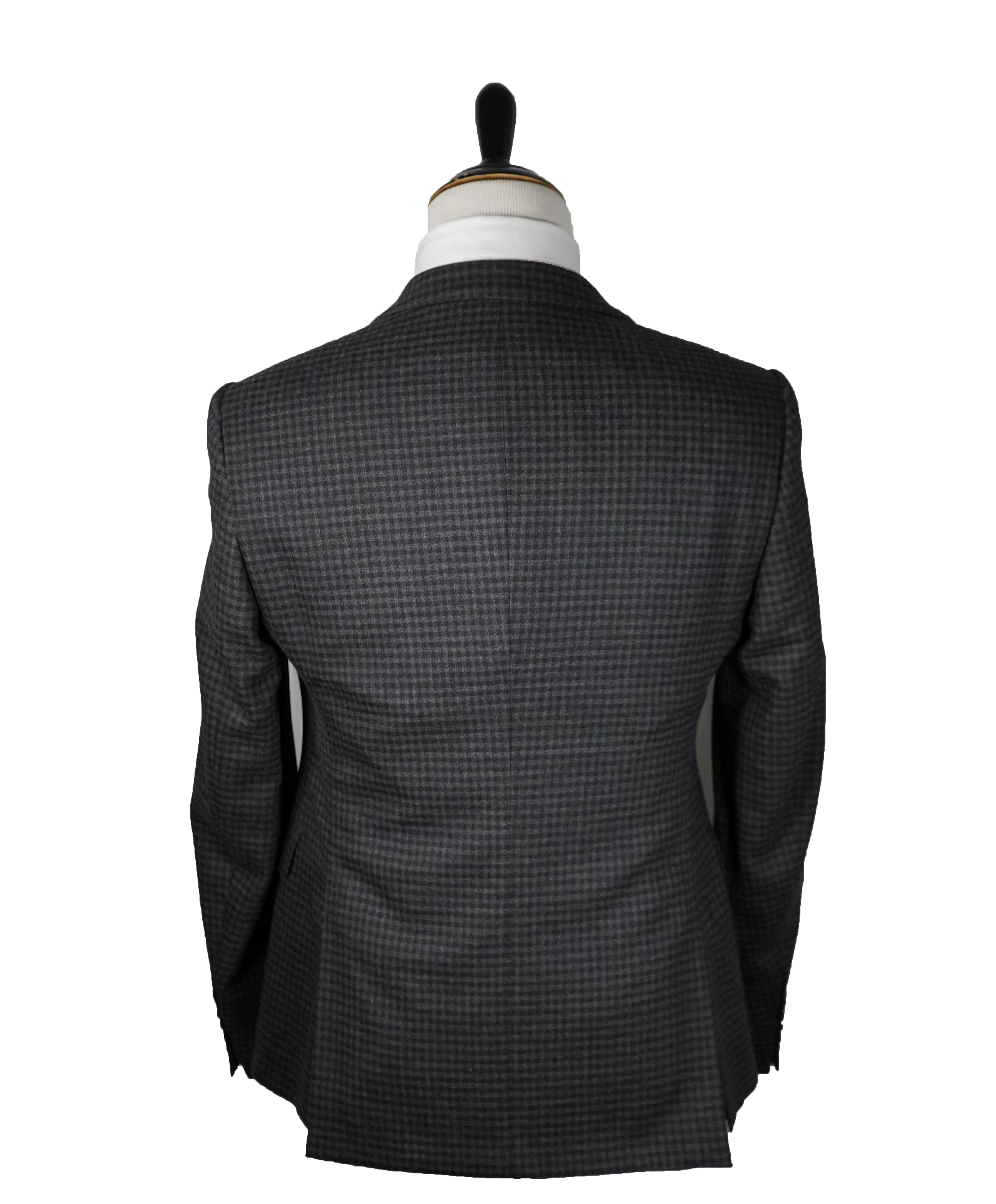 ARMANI COLLEZIONI - "M Line" Slim Drop 8 Melange Check RUNWAY SUIT - 40R