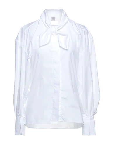 $495 ELEVENTY - White BOW NECK Button Down Dress Shirt Cotton - 2 / 40