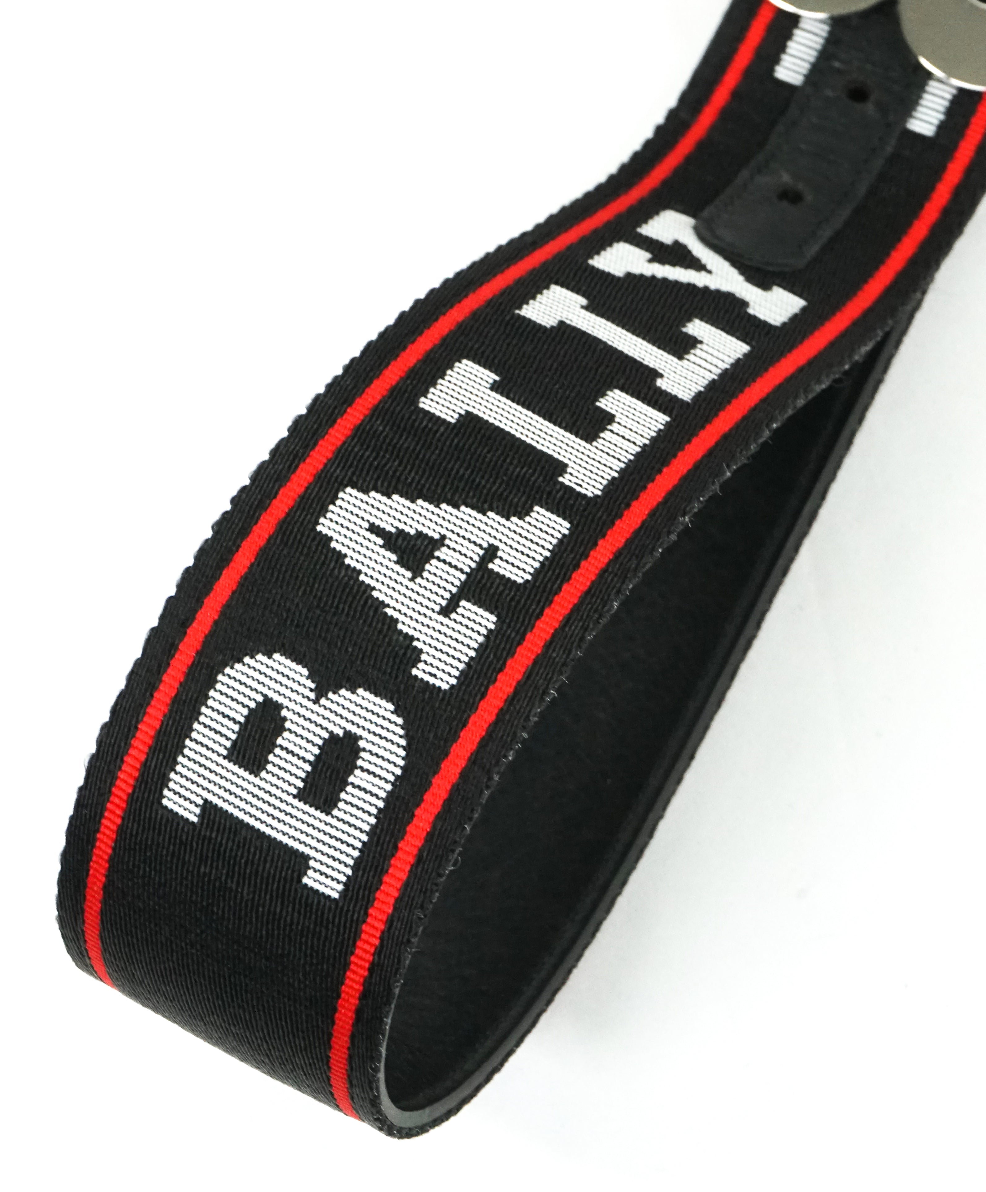 BALLY - Mirror "B" Buckle LOGO Fabric strap Reversible Belt - 42W (105)