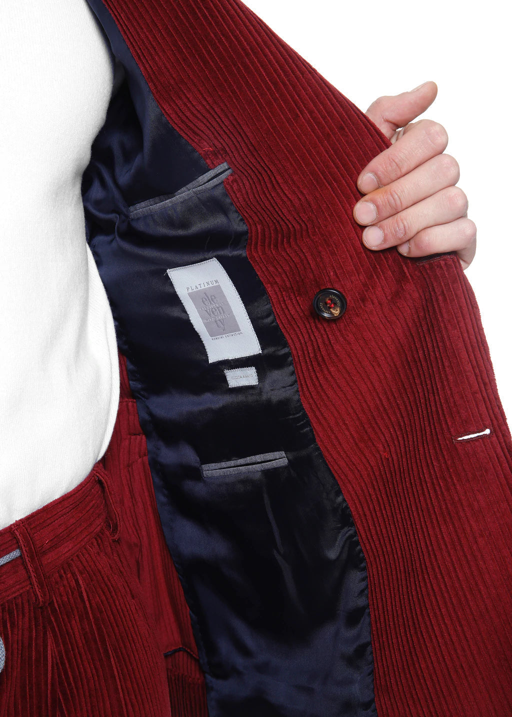 ELEVENTY - By ERMENEGILDO ZEGNA "CASHMERE CORDUROY" Jogger Suit - 40US