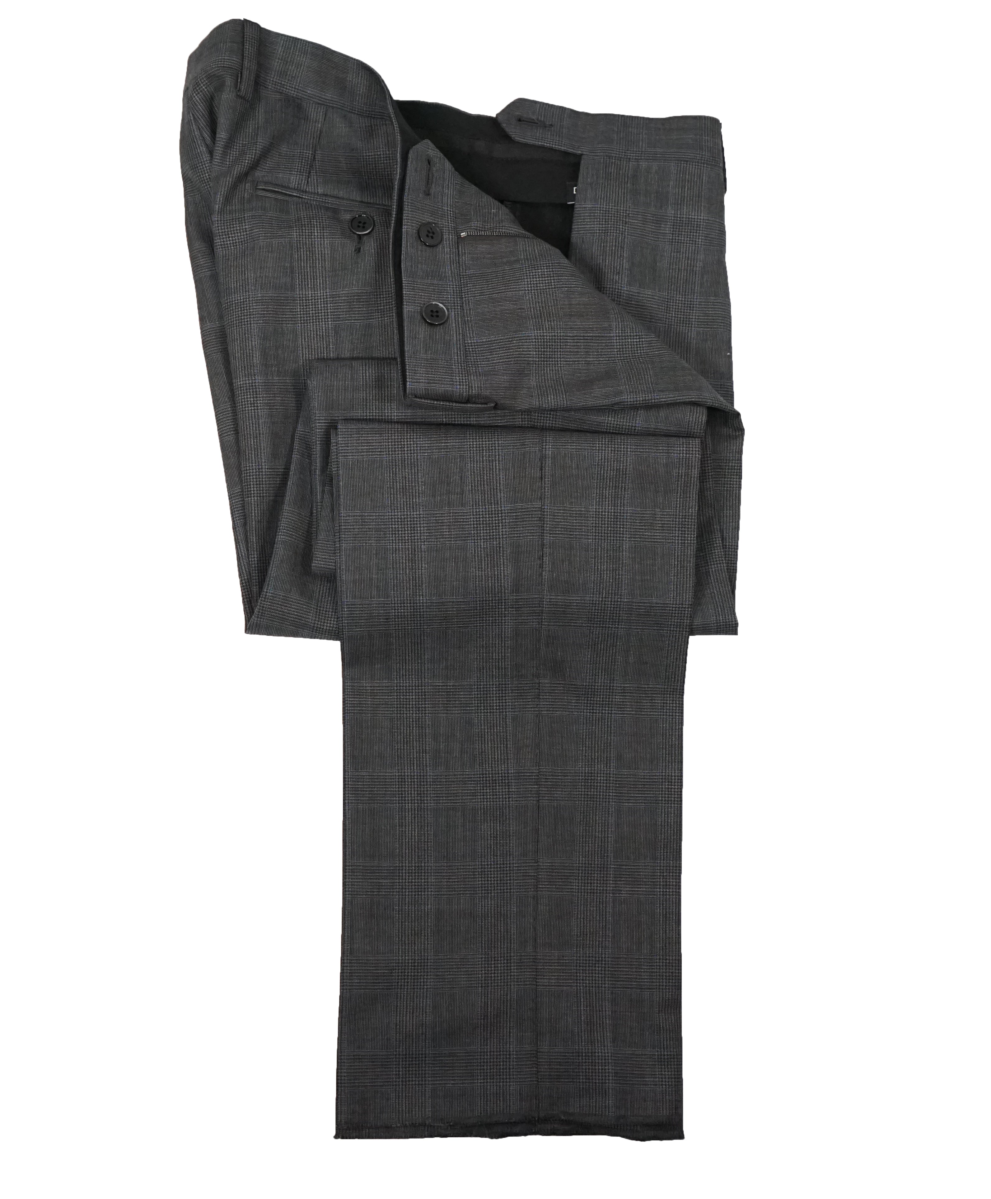 DOLCE & GABBANA - “SICILIA” Prince of Wales Blue Check Double-Breasted Suit - 40R