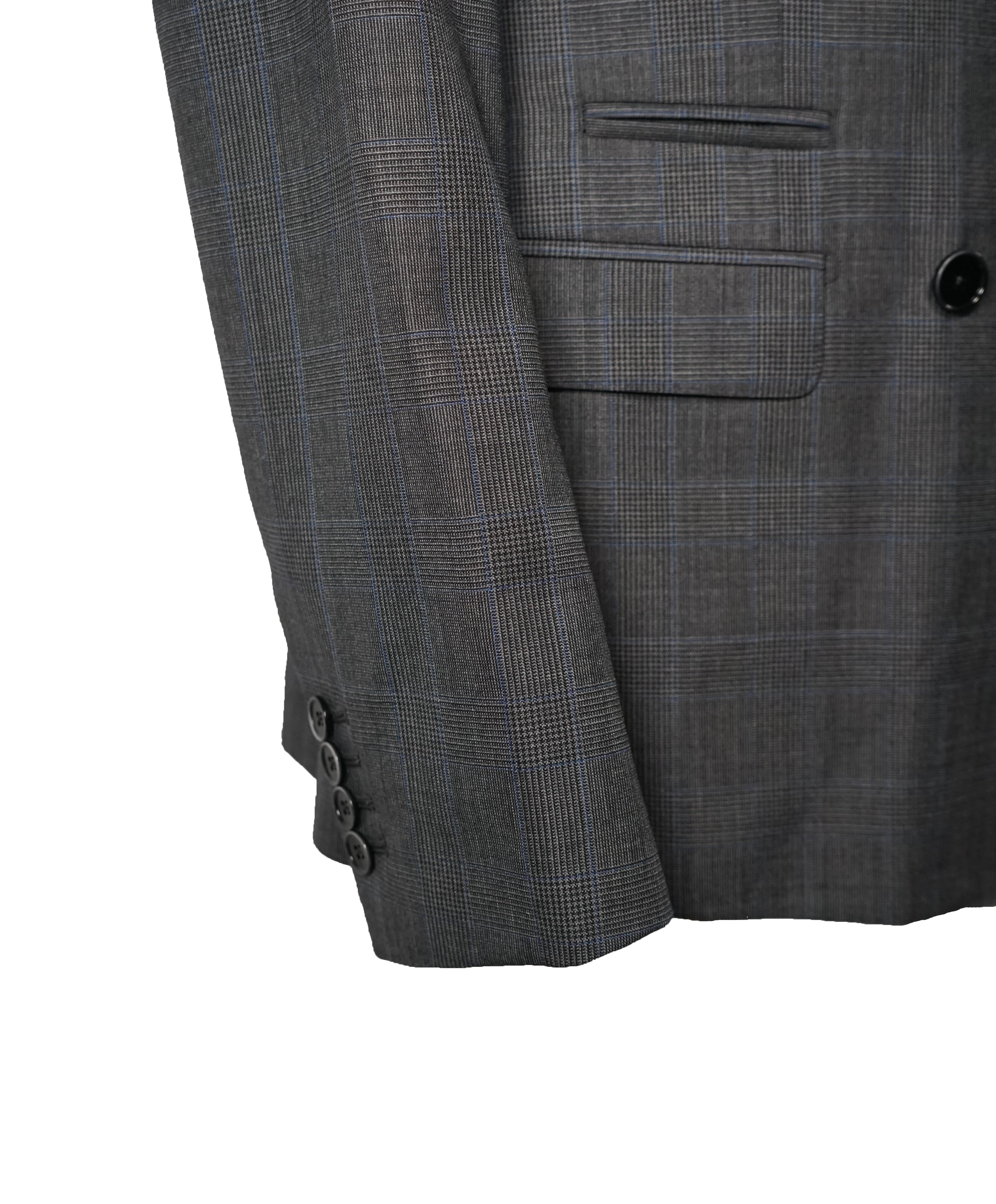 DOLCE & GABBANA - “SICILIA” Prince of Wales Blue Check Double-Breasted Suit - 40R