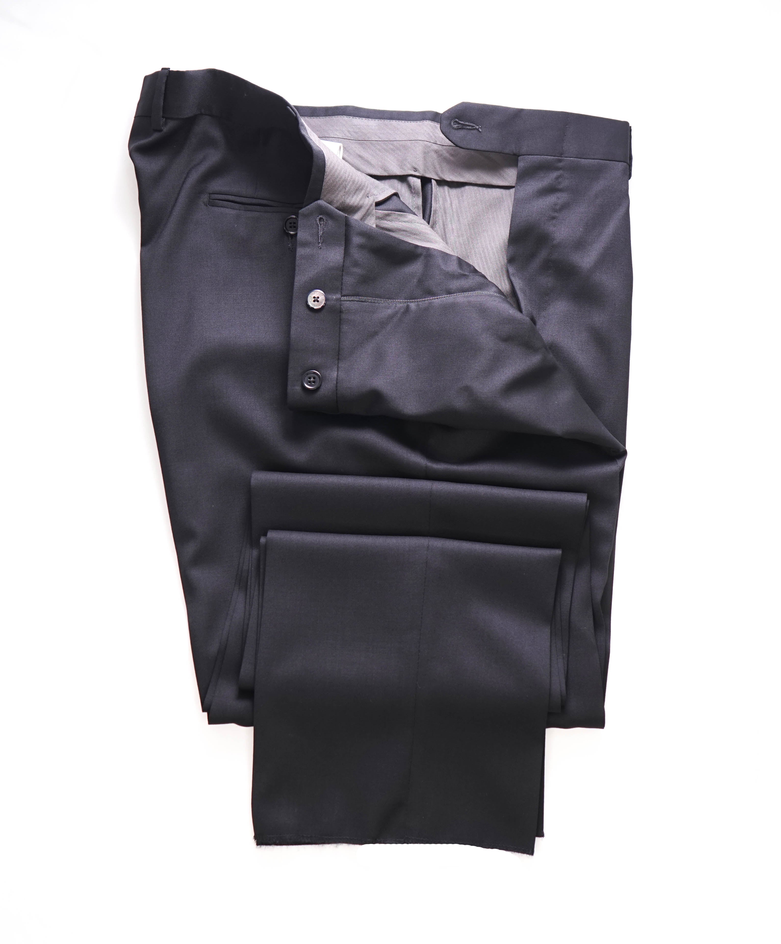 ERMENEGILDO ZEGNA - "NMSBLK MILA" Black Premium Dress Pants - 40W (58EU)