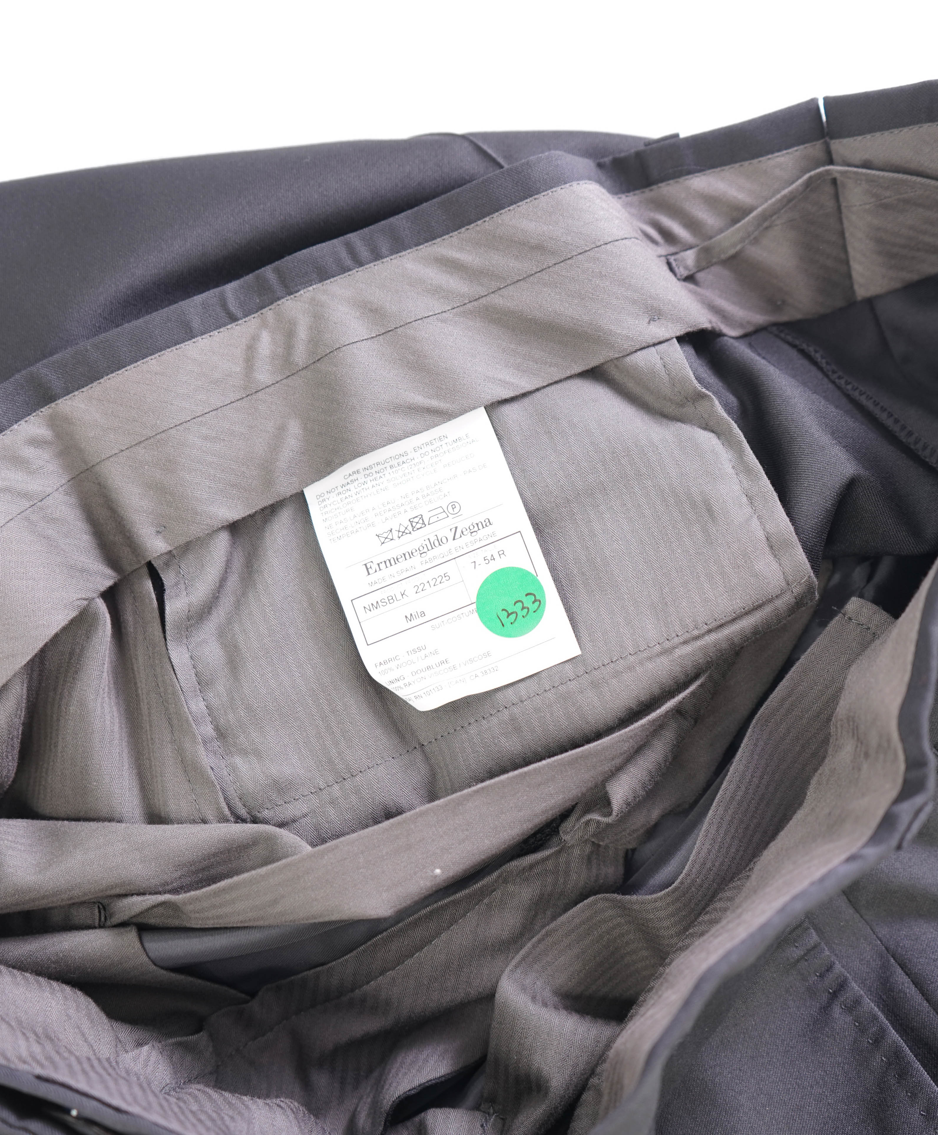 ERMENEGILDO ZEGNA - "NMSBLK MILA" Black Premium Dress Pants - 37W (54EU)