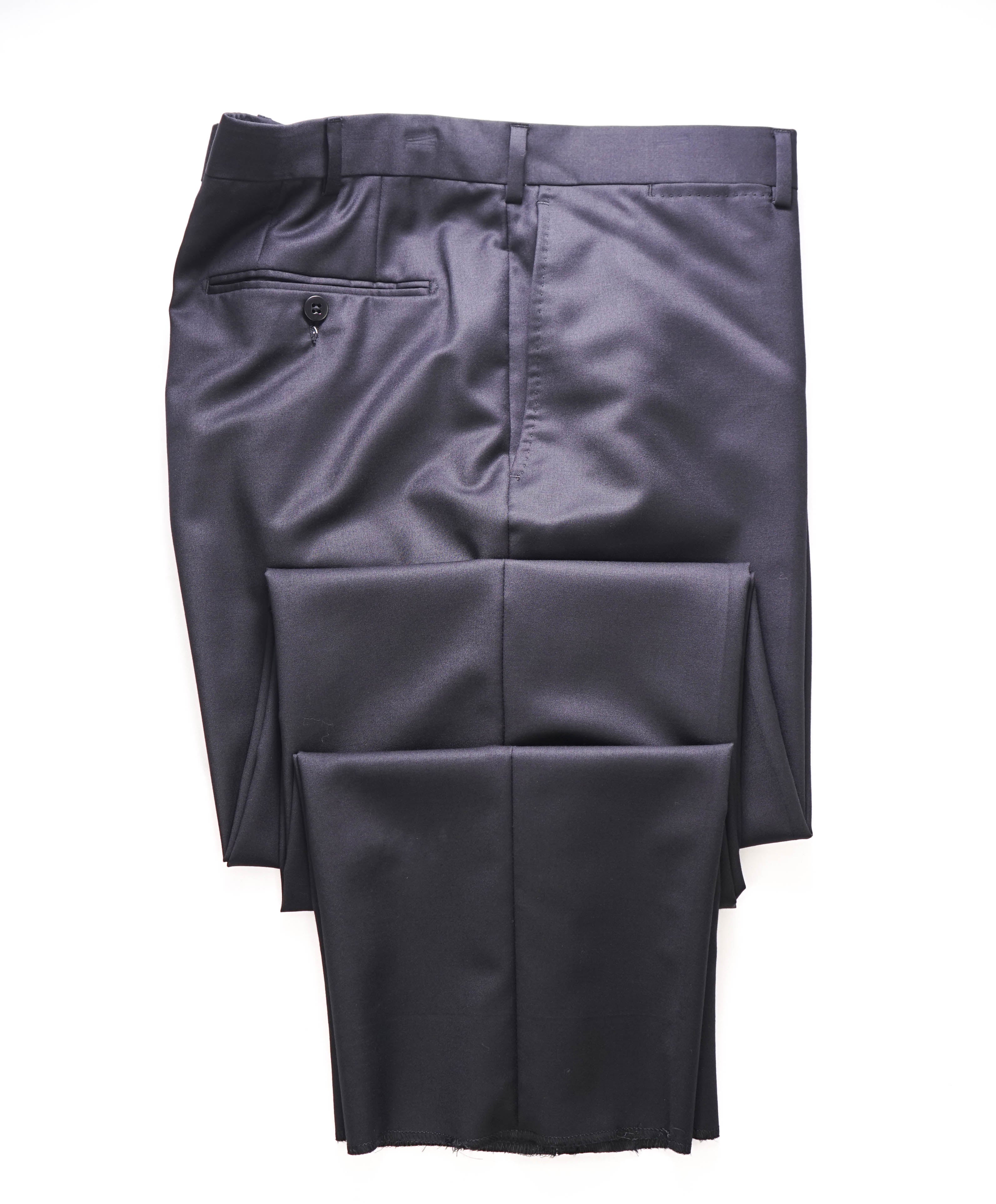 ERMENEGILDO ZEGNA - "MICRONSPHERE" Black Premium Dress Pants - 40W (58EU)