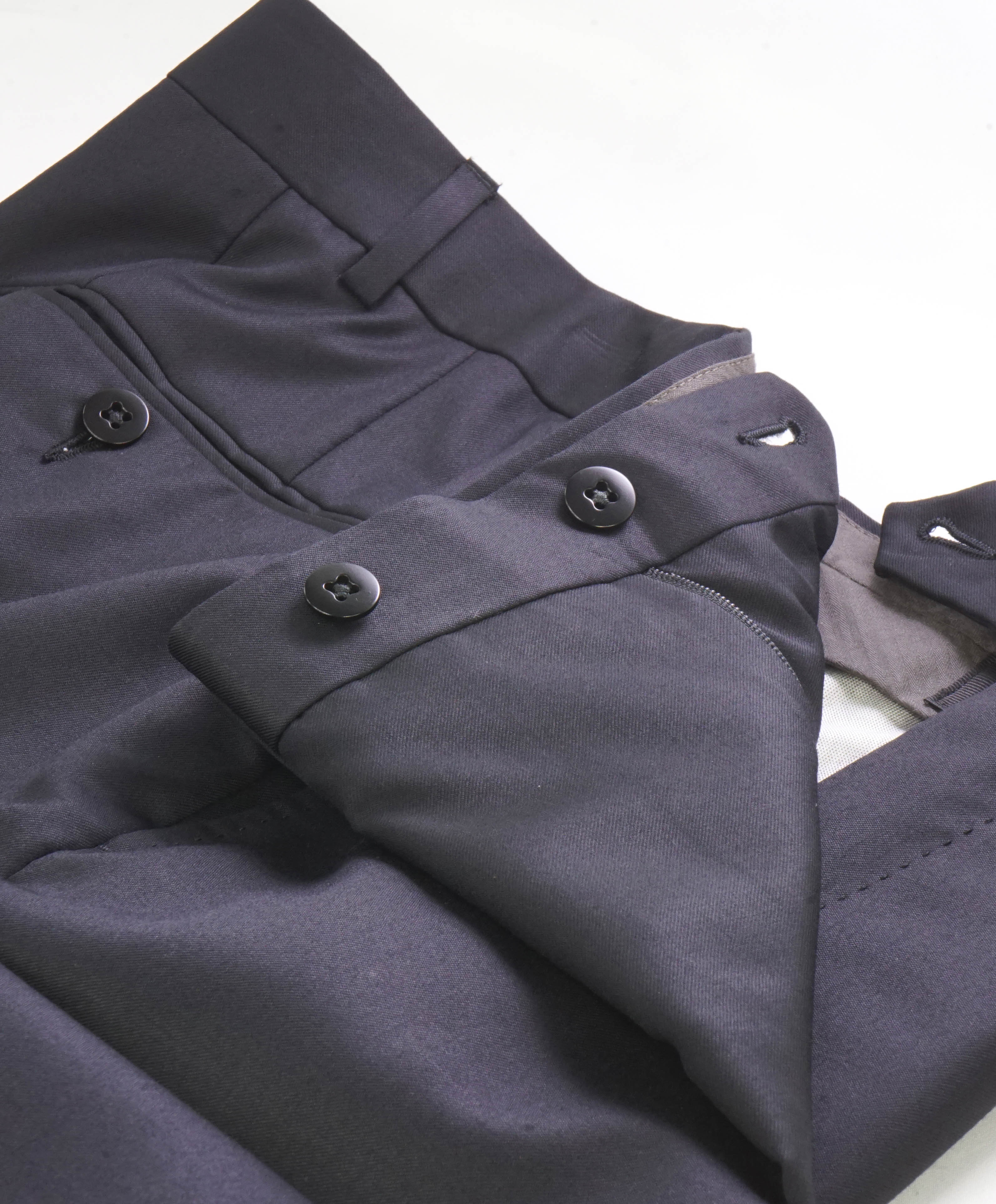 ERMENEGILDO ZEGNA - "MICRONSPHERE" Black Premium Dress Pants - 40W (58EU)