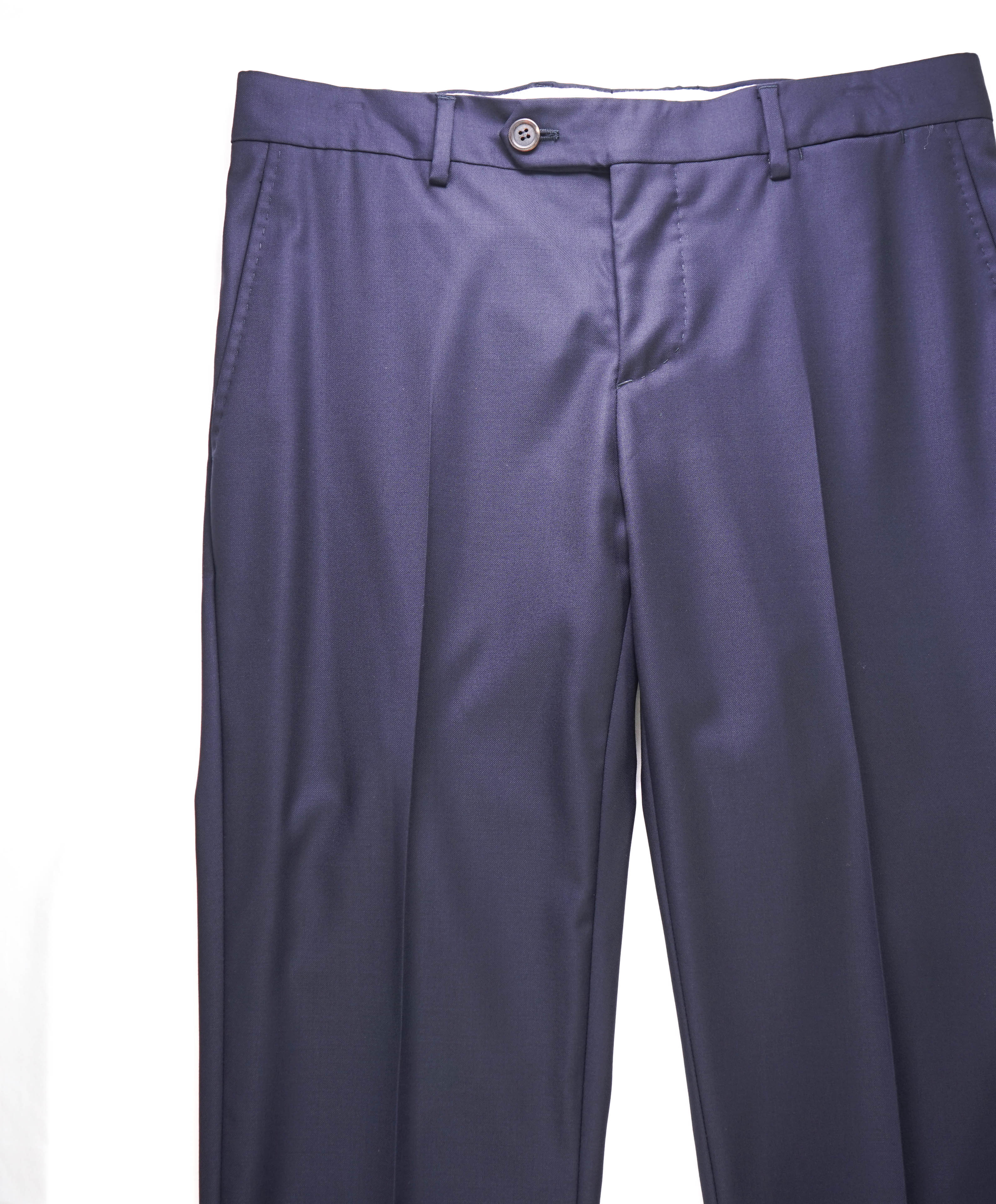 BRUNELLO CUCINELLI - WOOL *CLOSET STAPLE* Navy Blue Dress Pants - 33W