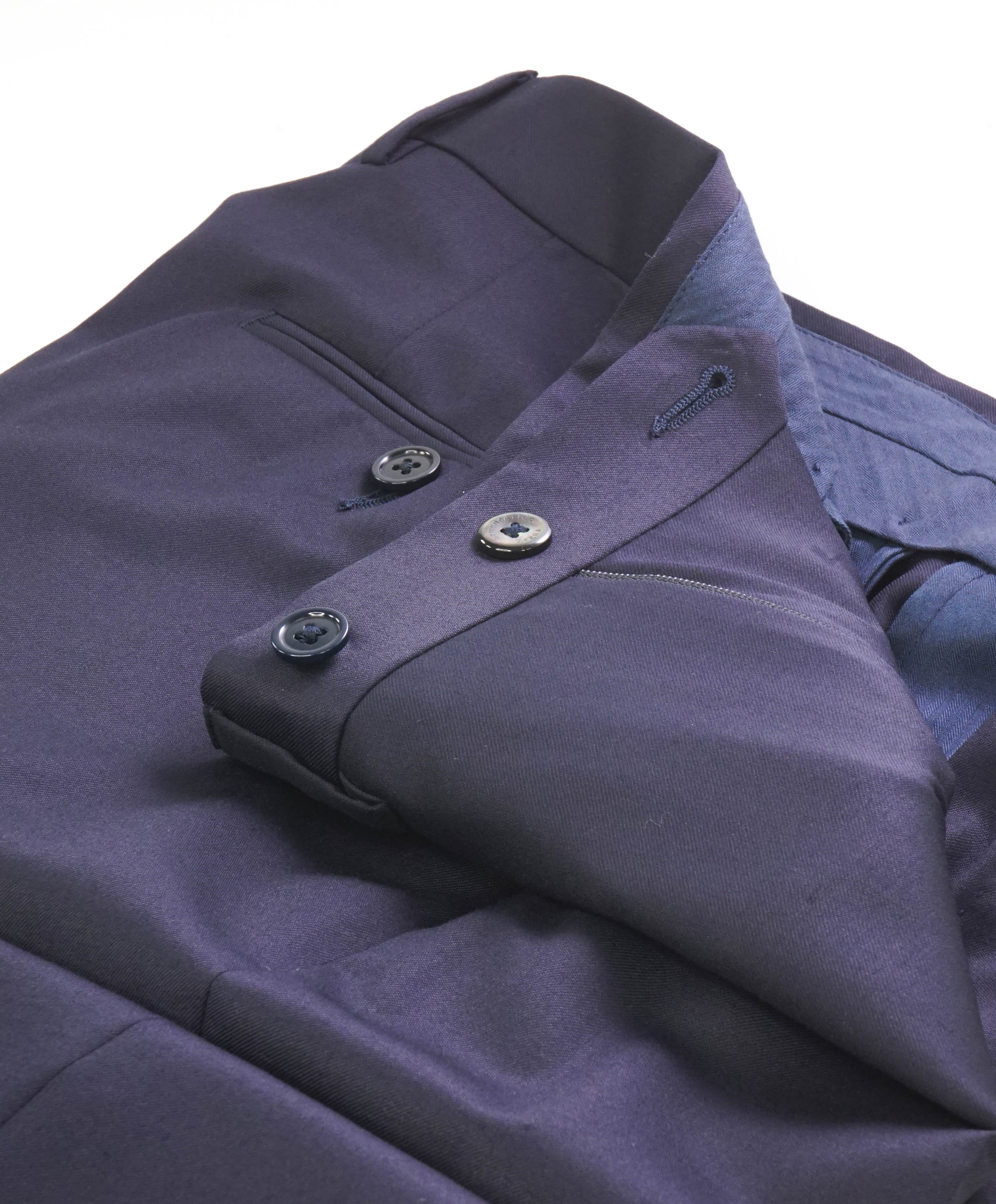 ERMENEGILDO ZEGNA - "MICNVY" Navy Blue Premium Dress Pants - 30W (46EU)