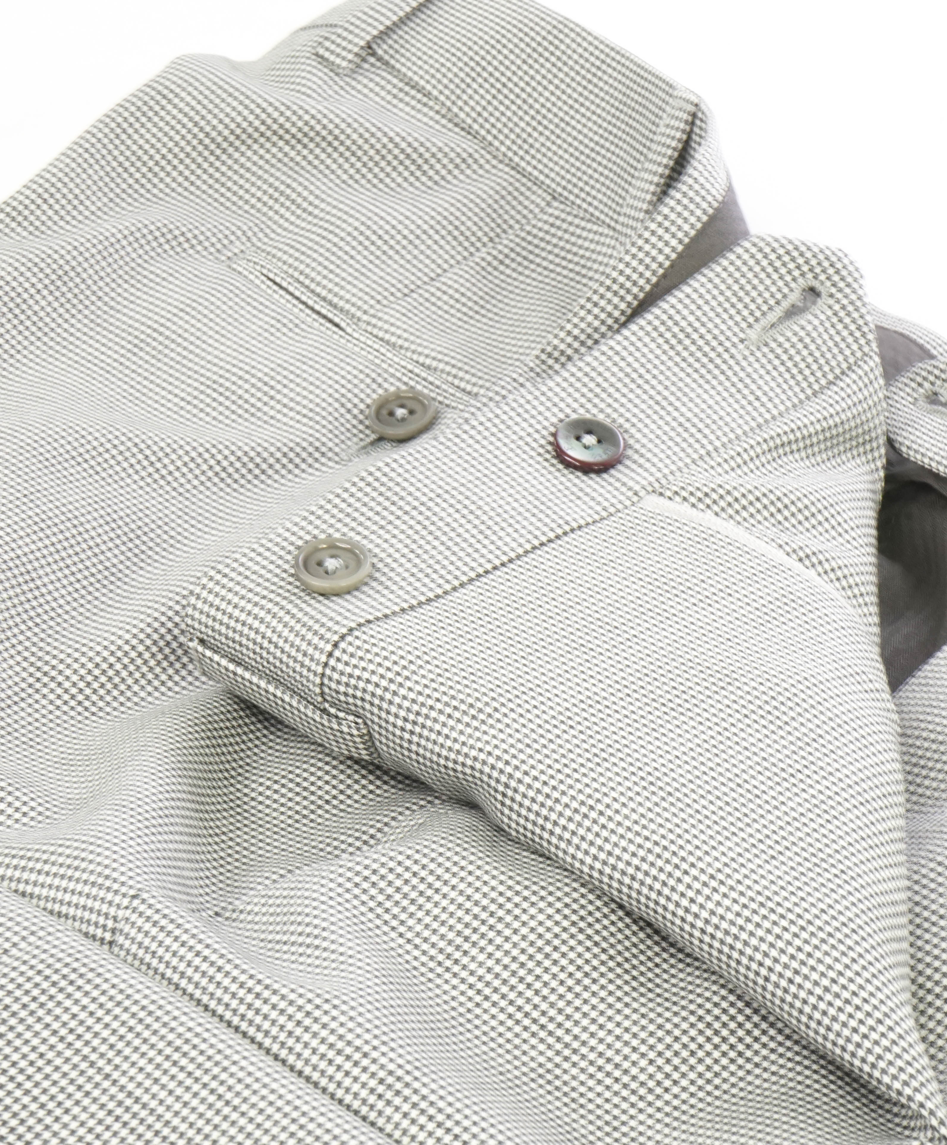 ERMENEGILDO ZEGNA - "TORIN" Black & Ivory Houndstooth Pants - 34W (50EU)