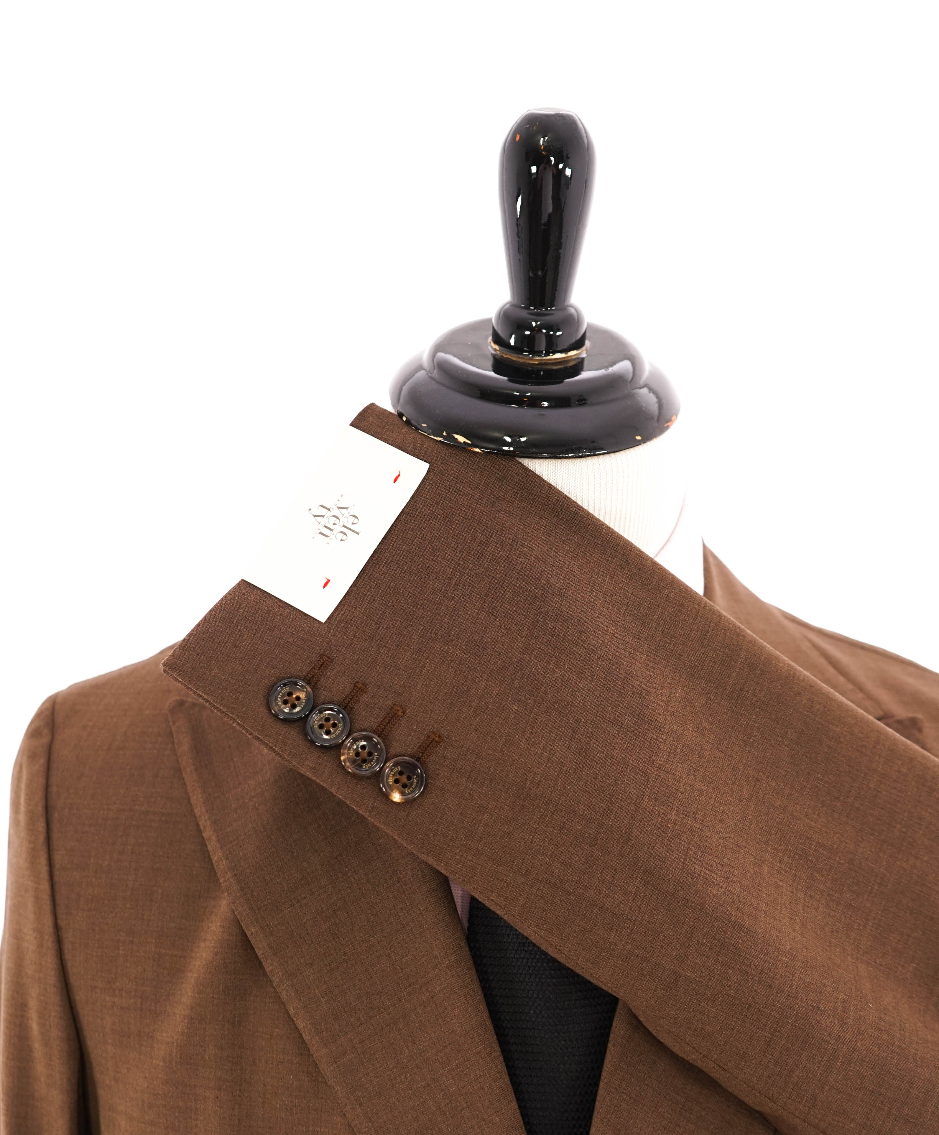 ELEVENTY - Brown Patch Pocket Double Breasted Jacket Blazer - 40US (50 EU)